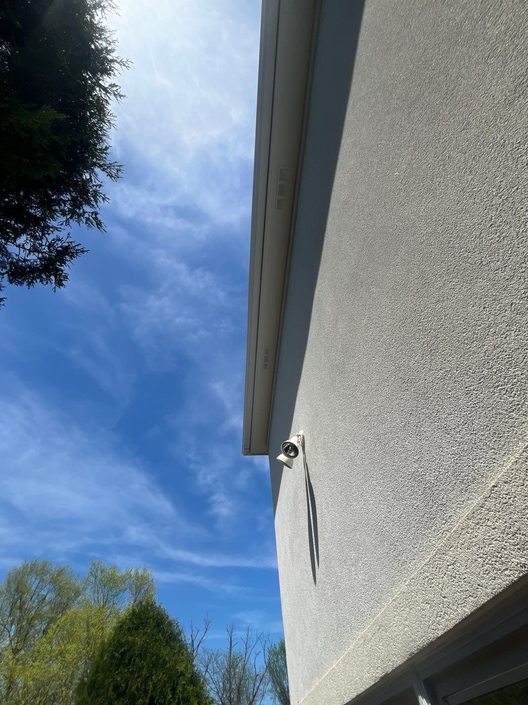 dryvit using Algaecide, soft wash soap by Northern Power Washing LLC.