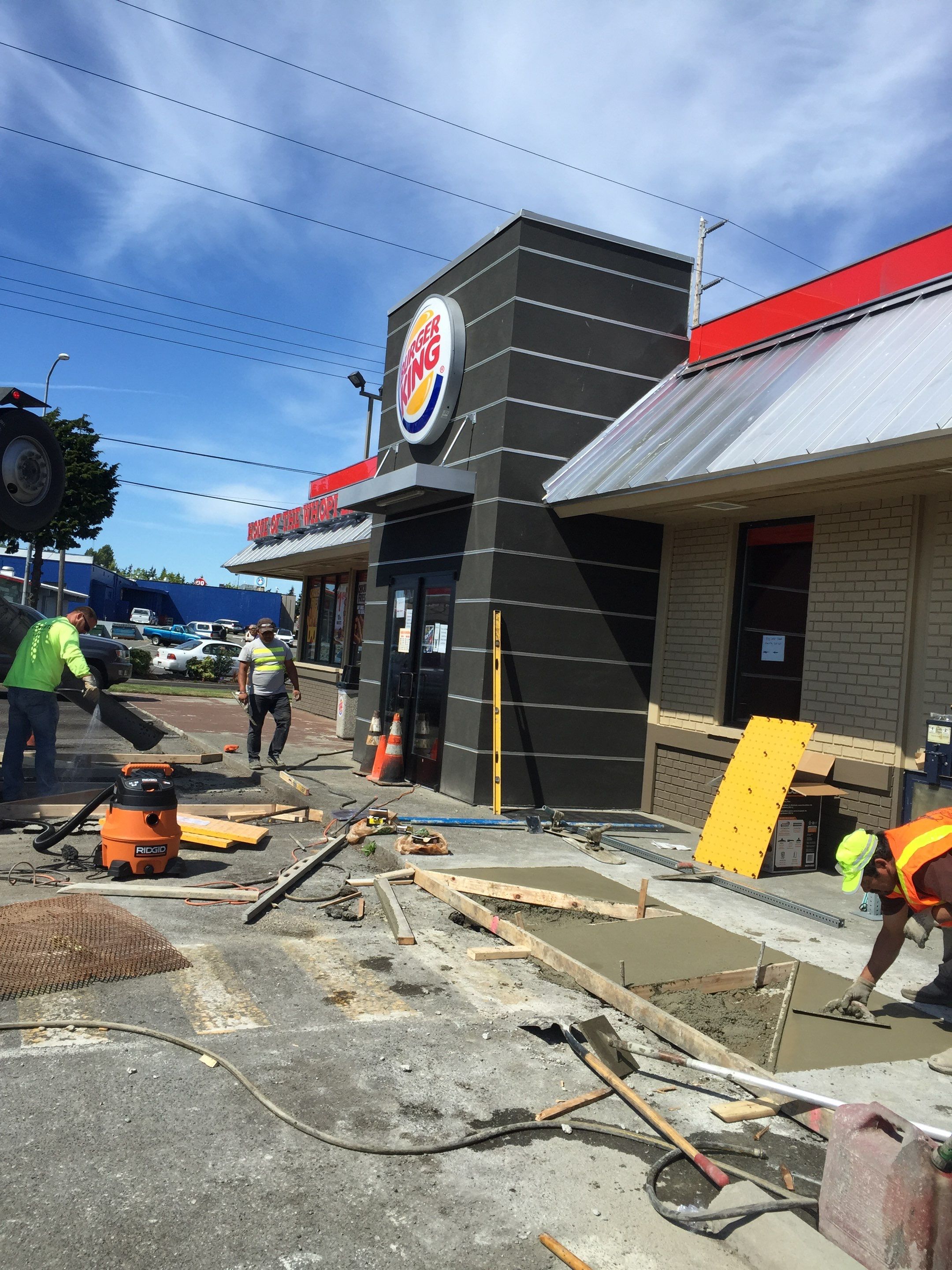 Burger King Oak Harbor  by Jireh Asphalt & Concrete Inc 