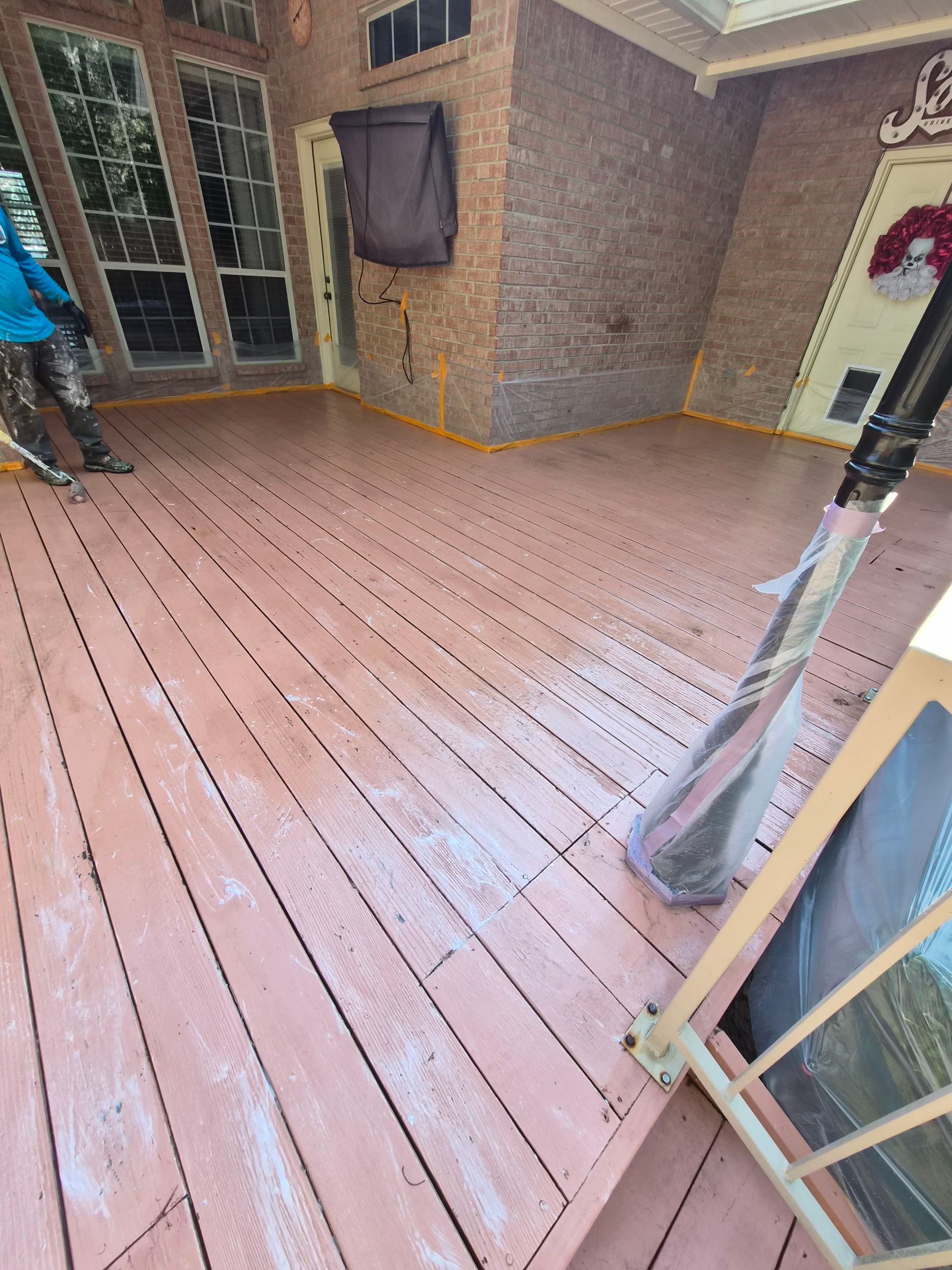 Tyler, TX Exterior Deck Staining & Color Refresh by Quality Coats Painting