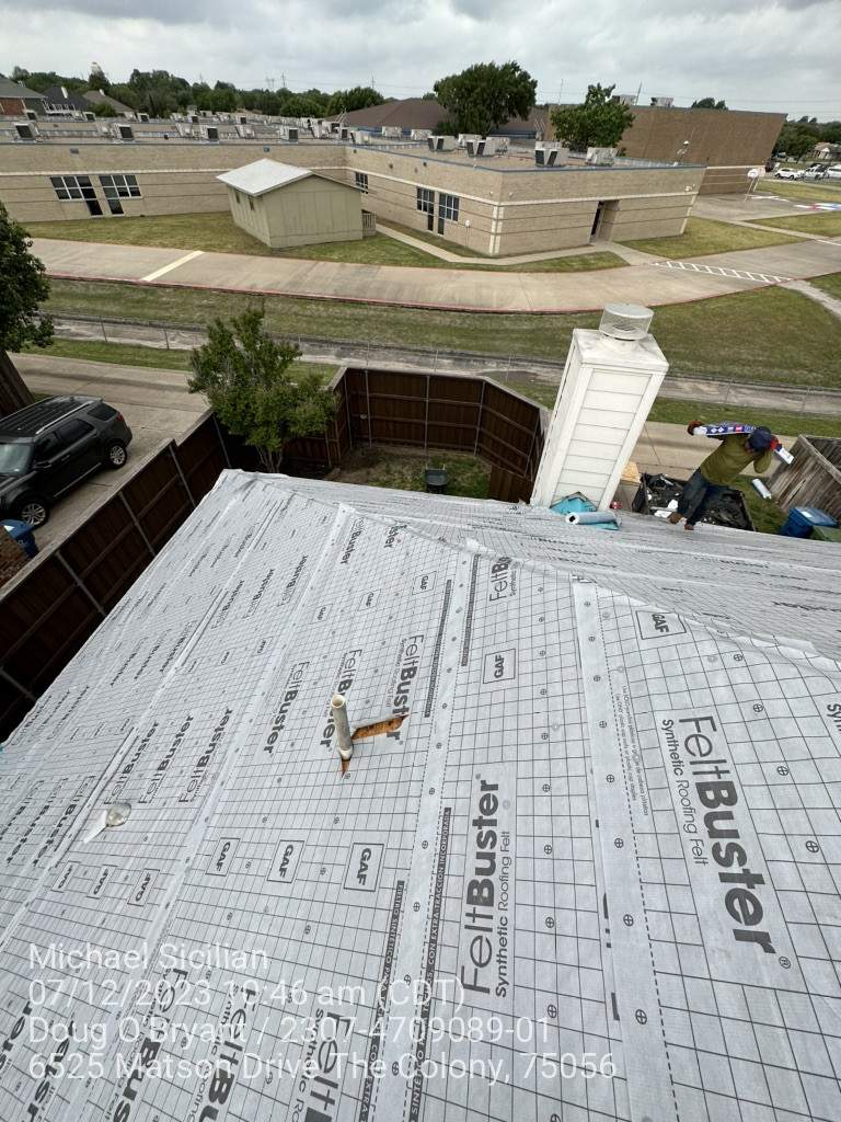 Project in The Colony by Zeus Exteriors