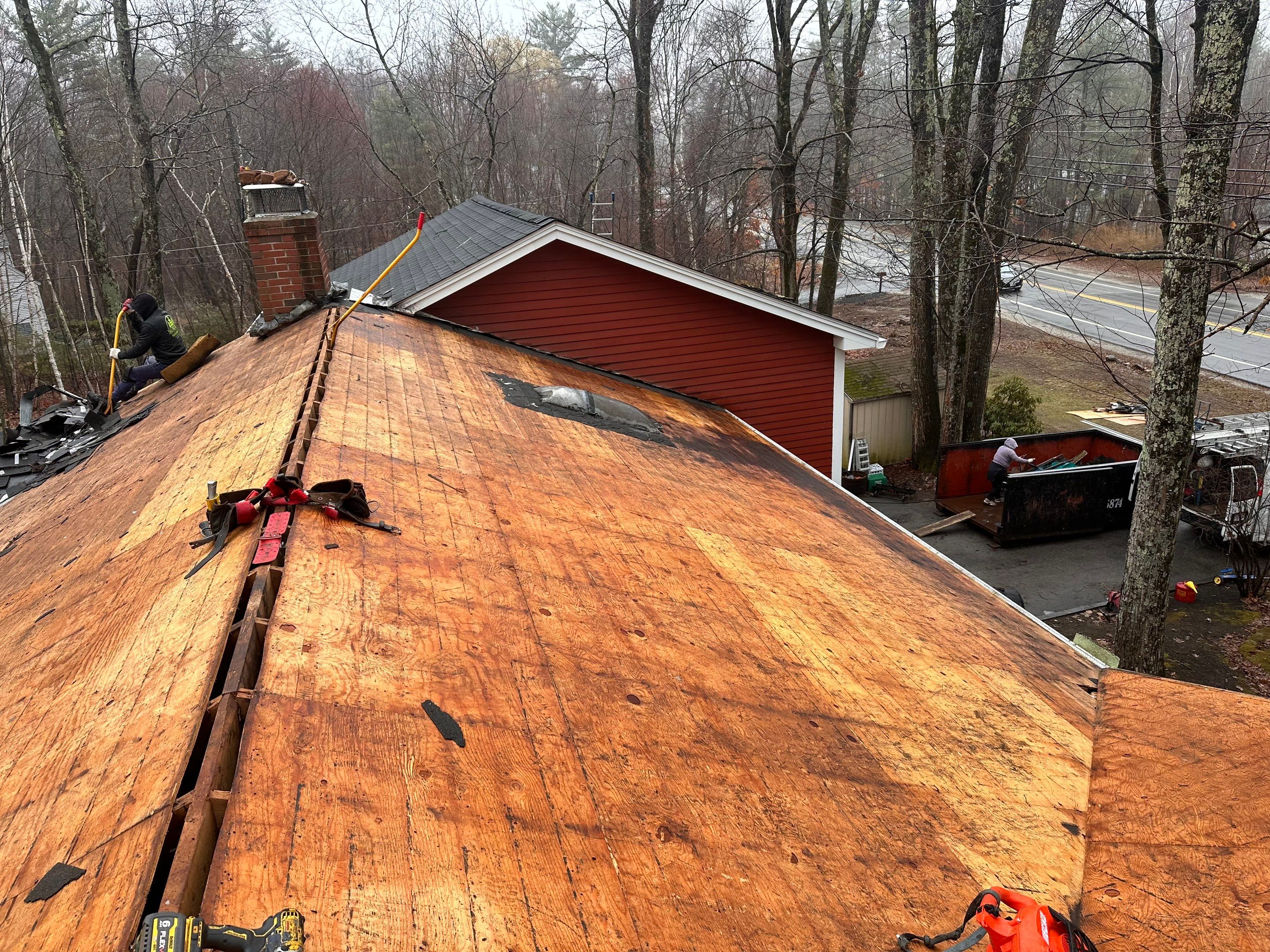 Derry New Hampshire Roof Install by Tall pine roofing