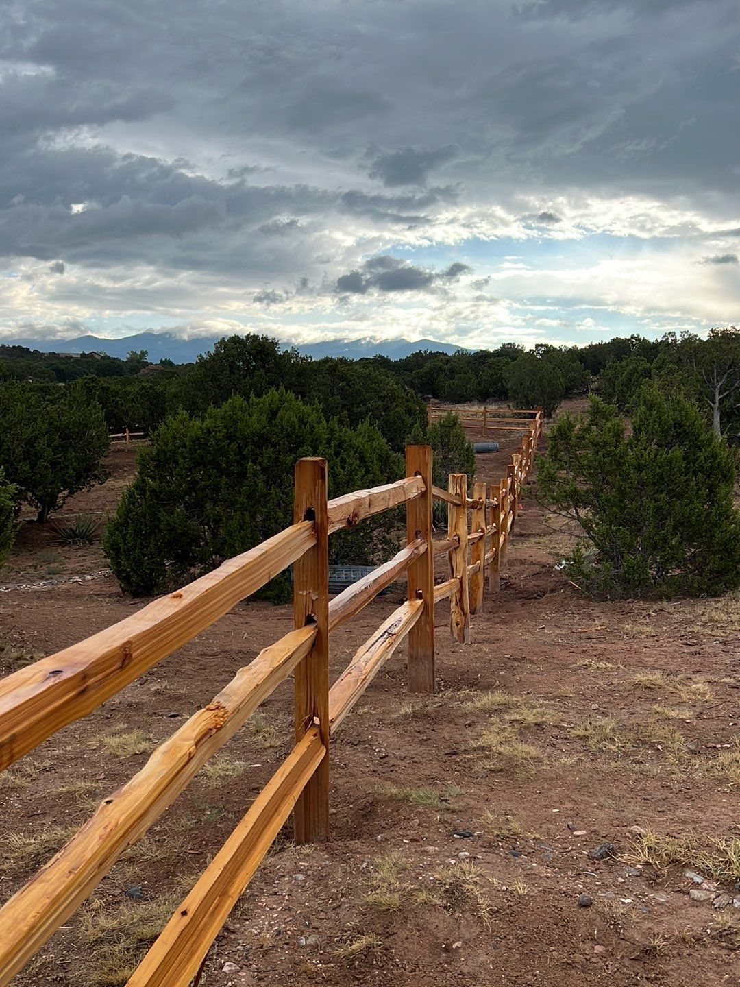 Residential using Split-rail by Valley Fence Company