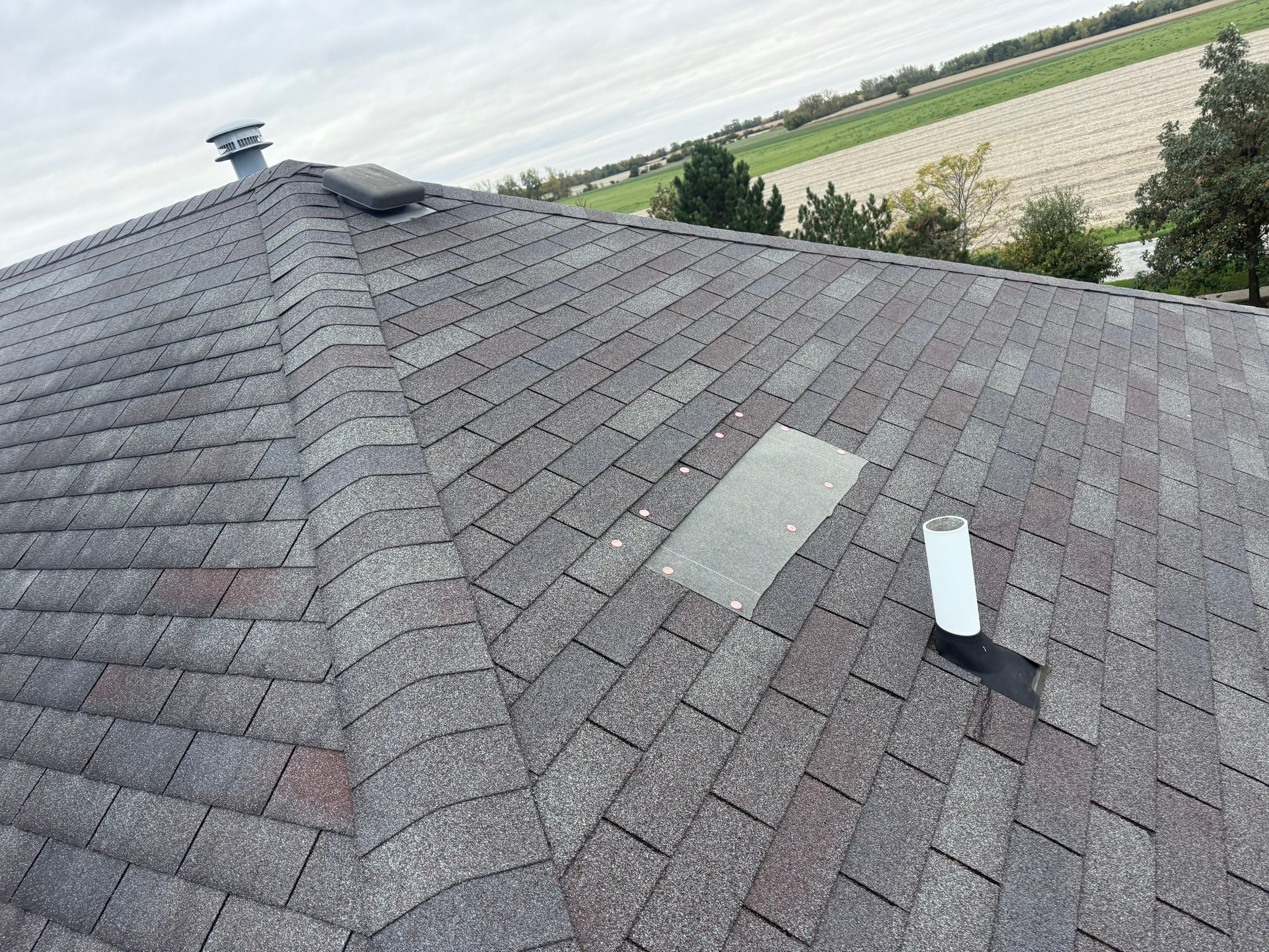 GAF Cedar Falls Roof and Velux windows by Optimal Home Improvement 