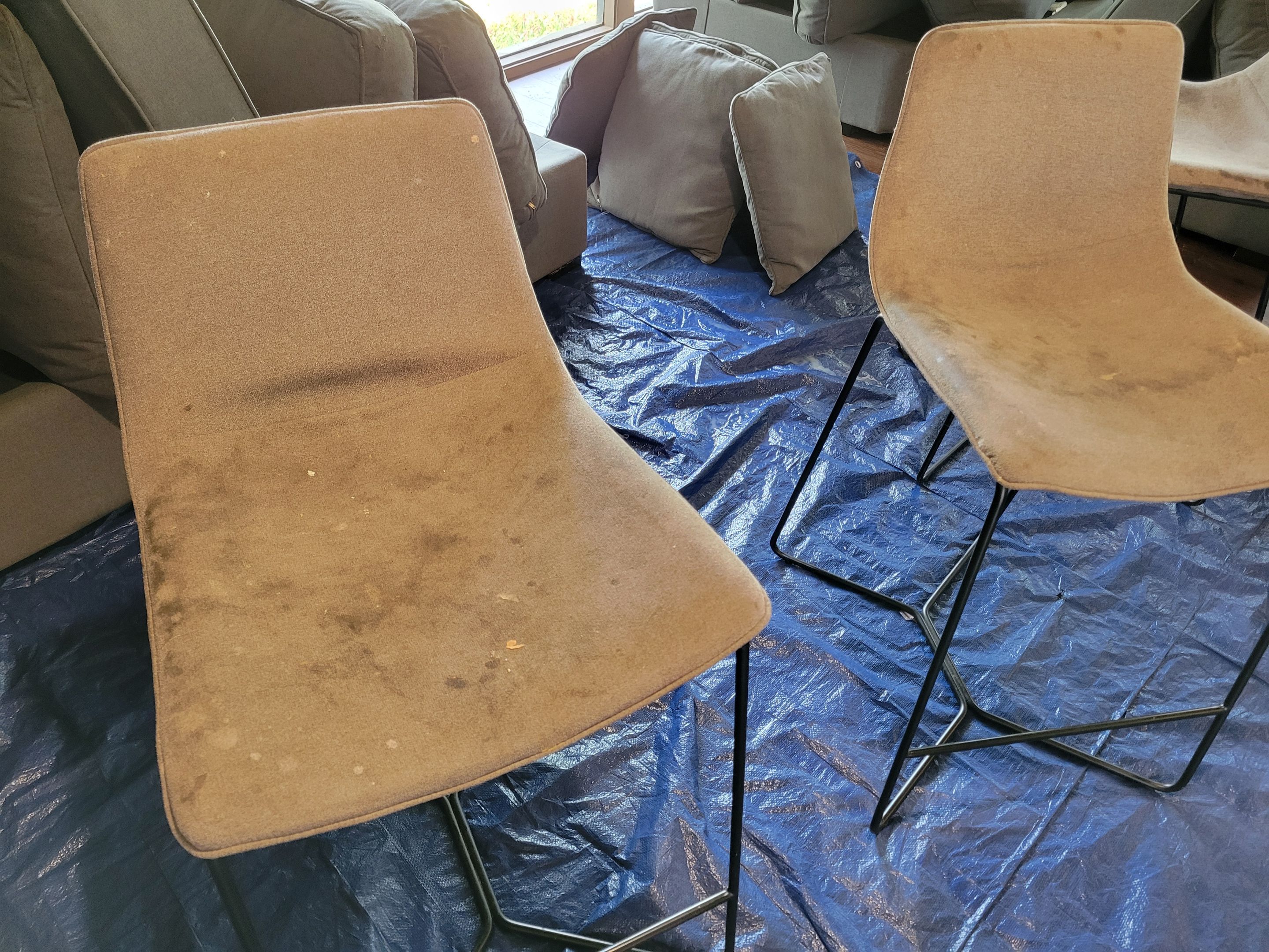 Cleaning of Sectional Sofa, Dining Chairs, Bar Stools by Ardent Carpet Restore LLC