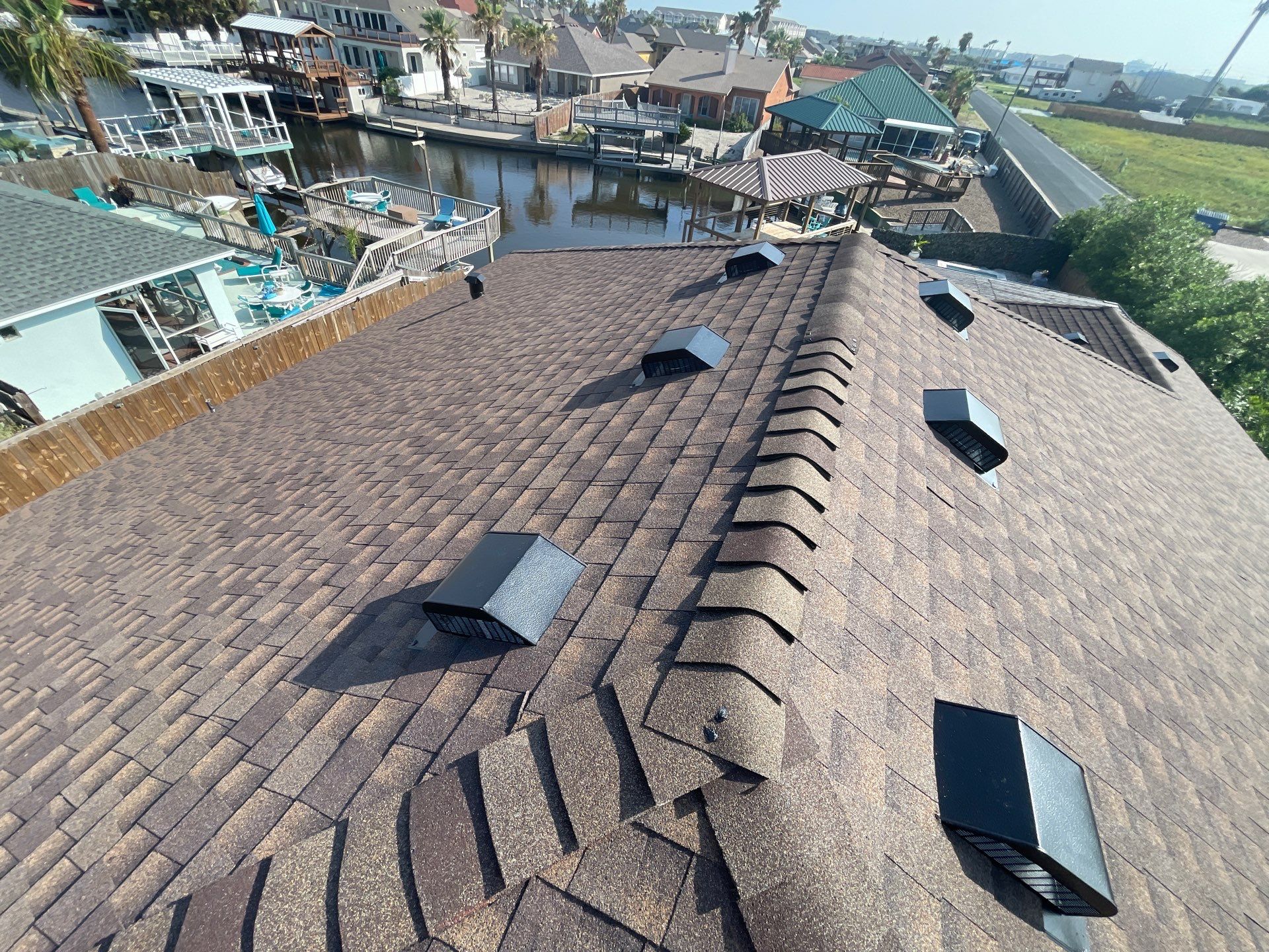 Residential Roofing Installation using GAF HDZ Barkwood by Lighthouse Roofing