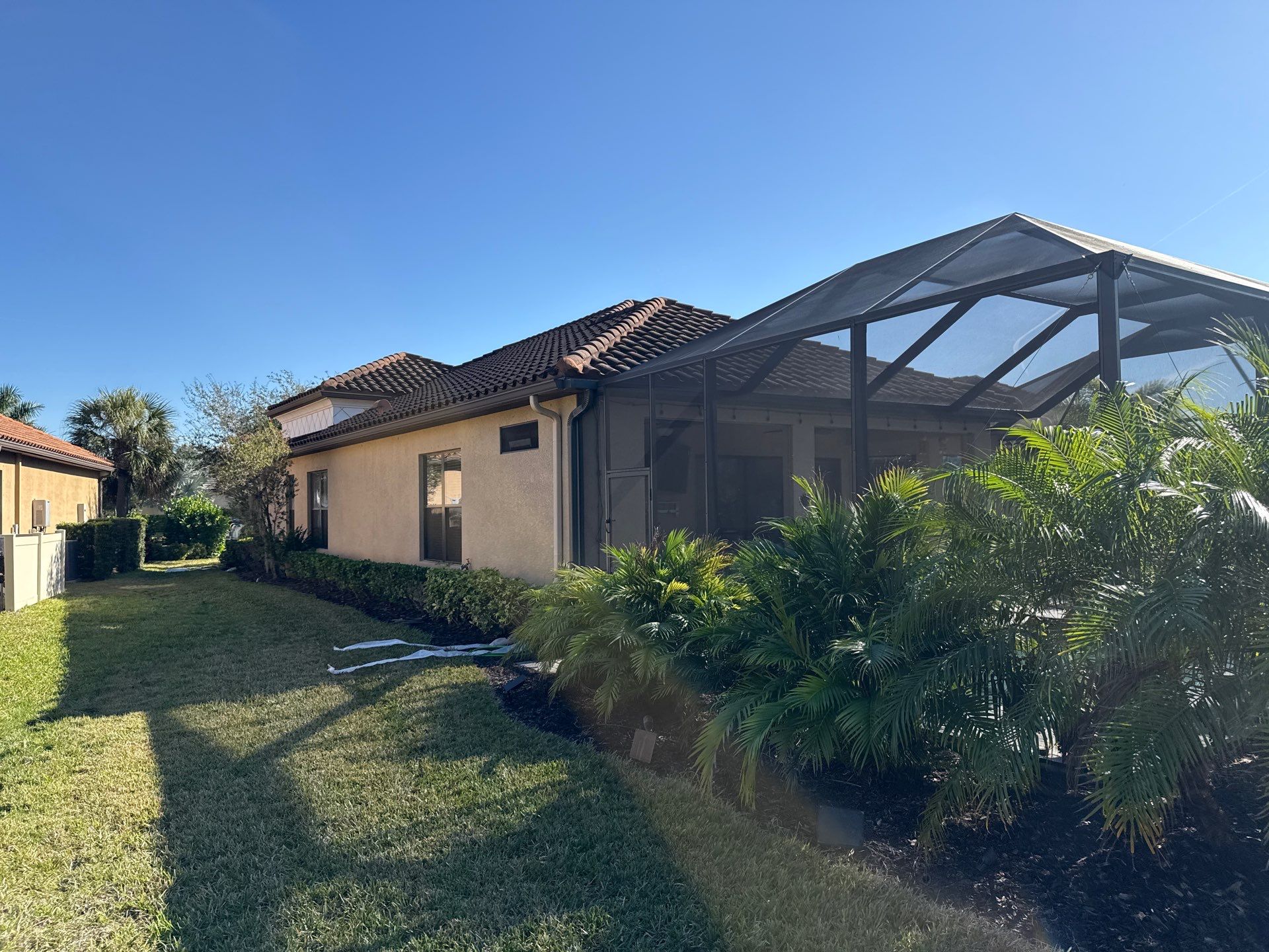 Barrel Tile Roof Cleaning – Artisan Lakes, Palmetto, FL by Sunshine AquaWash