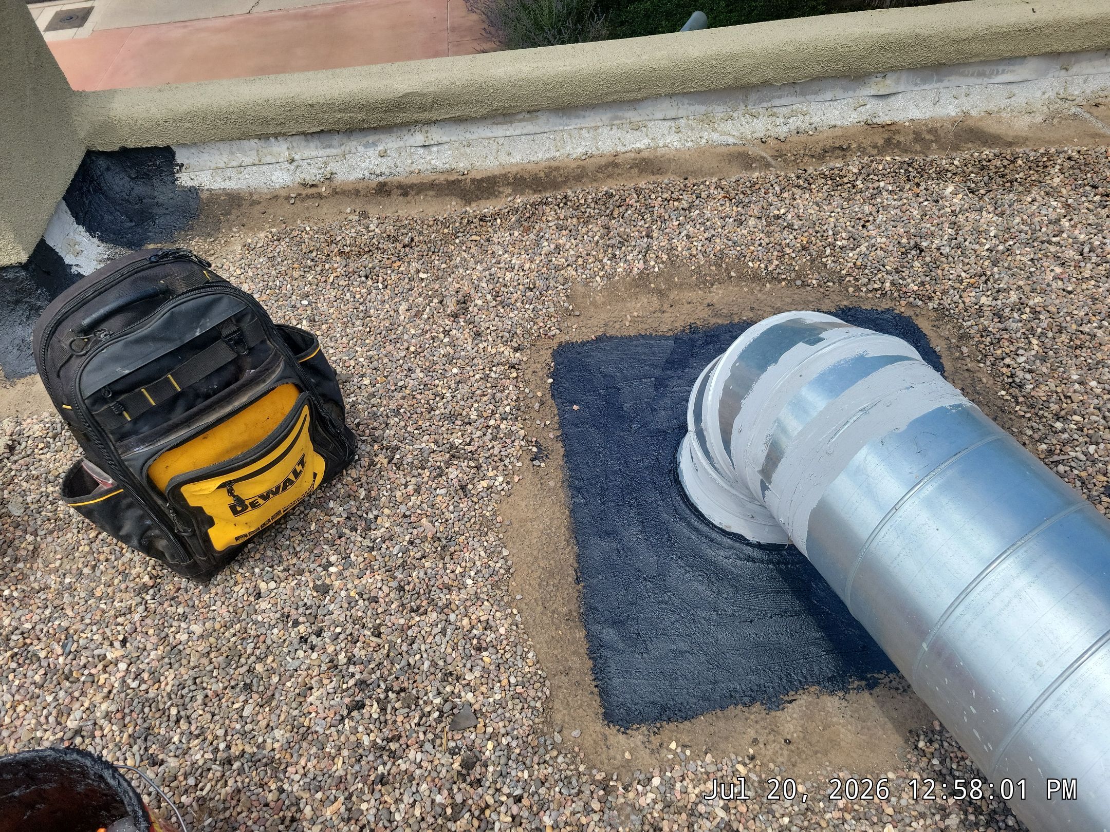 Tar and Gravel Roof Maintenance and Penetration Sealing in Albuquerque by Doyle Roof Masters Inc