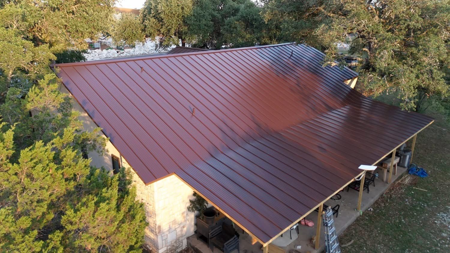 Steel Metal Roofing using McElroy Steel Standing Seam by Lightning Exteriors