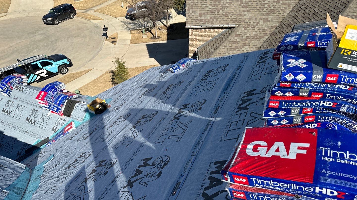 Residential Roof Replacement in Fort Worth, TX. by Elite Roofing LLC