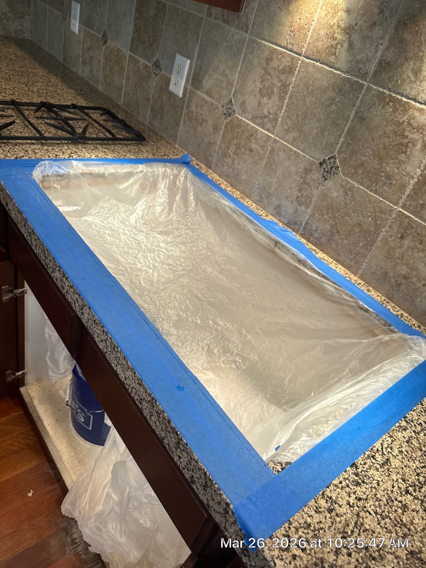 Granite Cuts for Cooktop by RoundHouse Installations