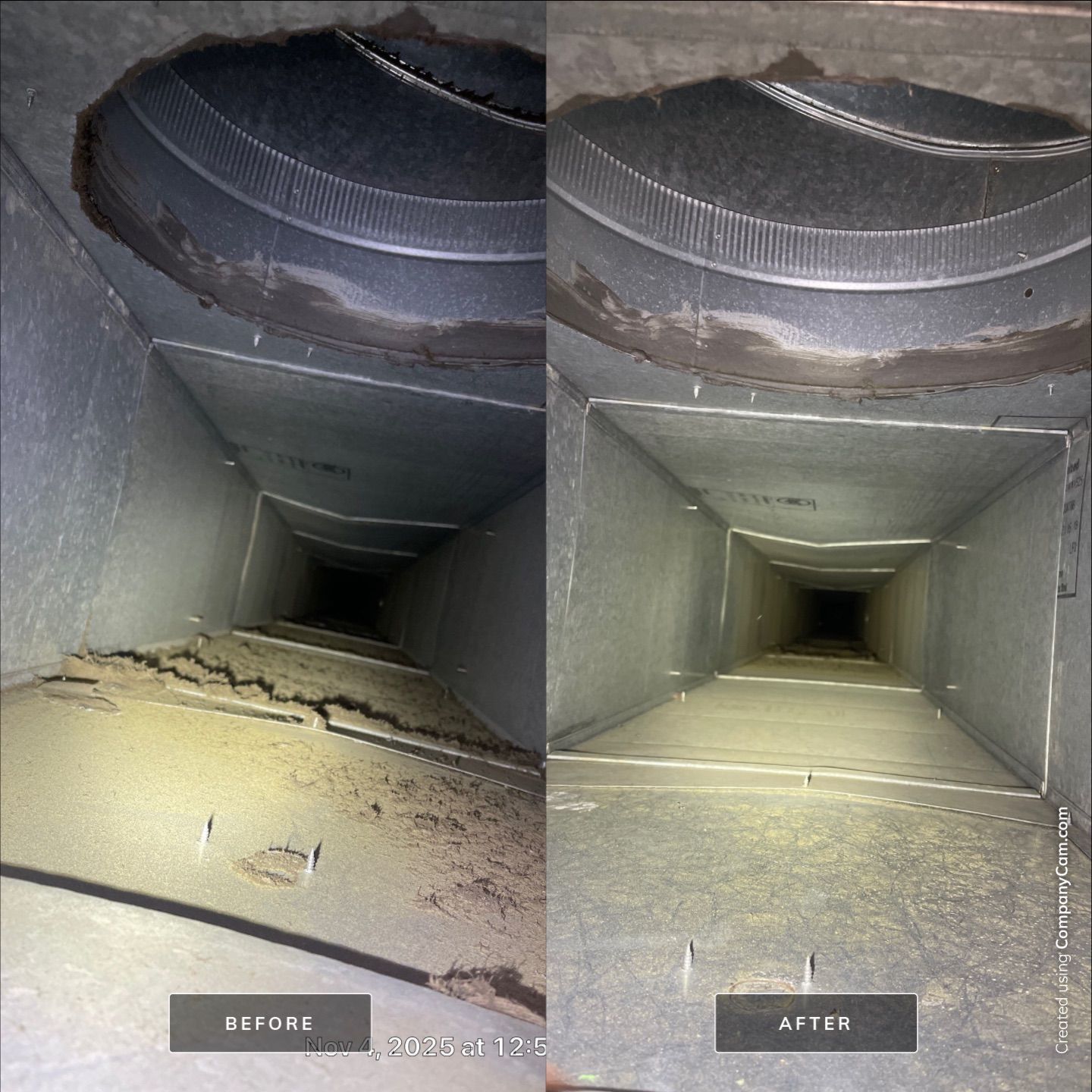 Project in Columbus by Voyager Air Duct Cleaning