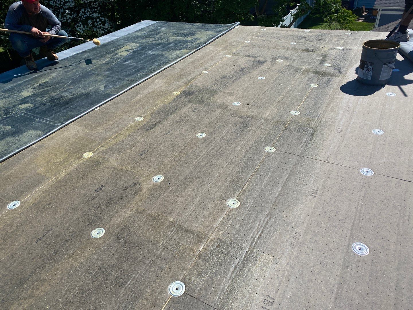 Residential Roofing Installation using Owens Corning Duration Driftwood by A Plus Exterior