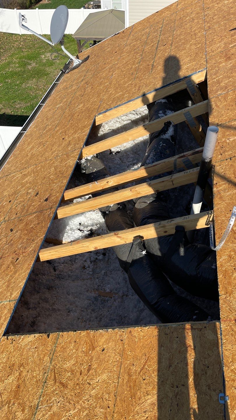 Roof replacement by hail damage by Just Brilliant Restoration JBR