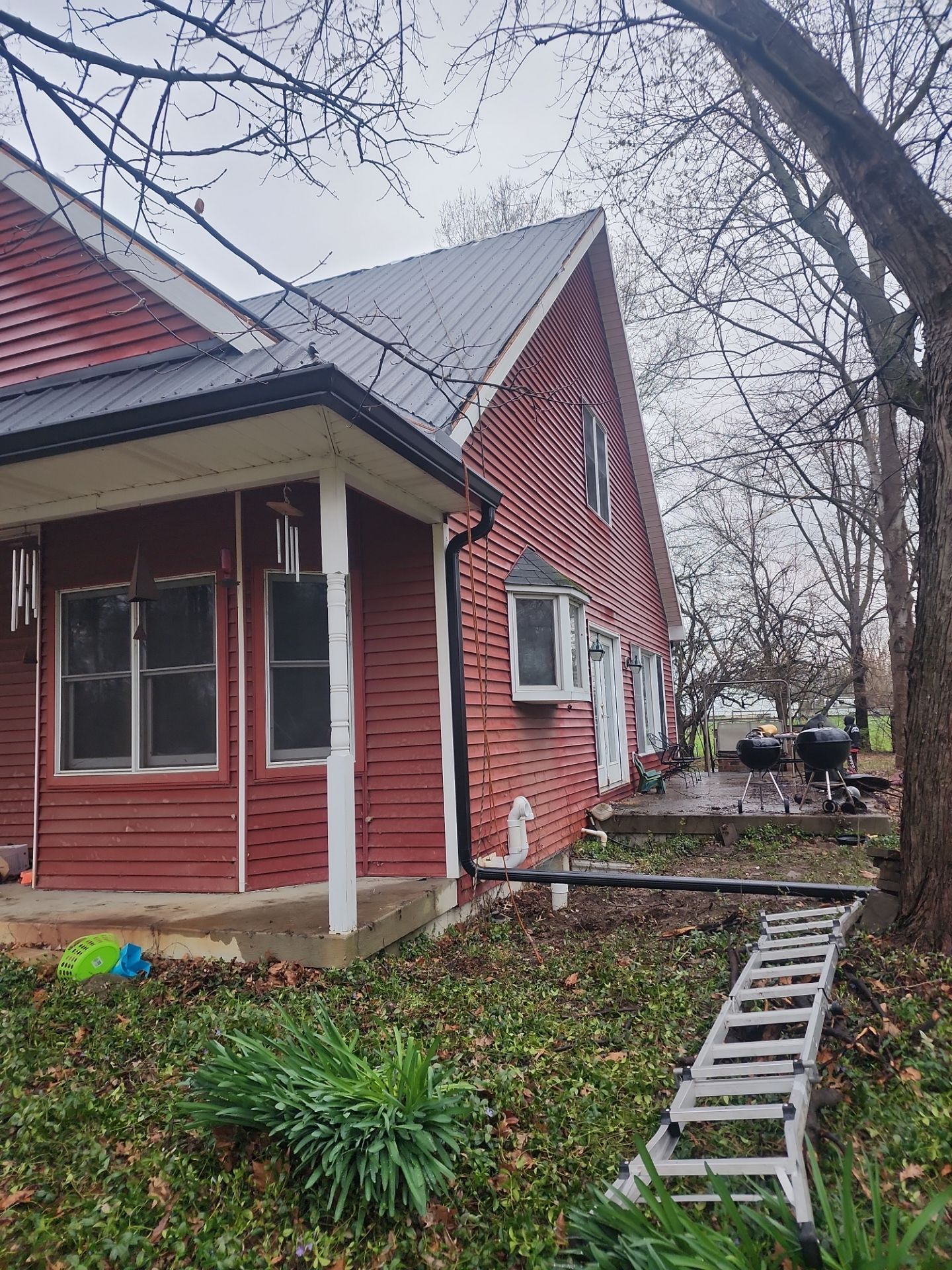 Exposed Fastener Metal Roof Replacement in Noblesville, IN by 4Ever Metal Roofing
