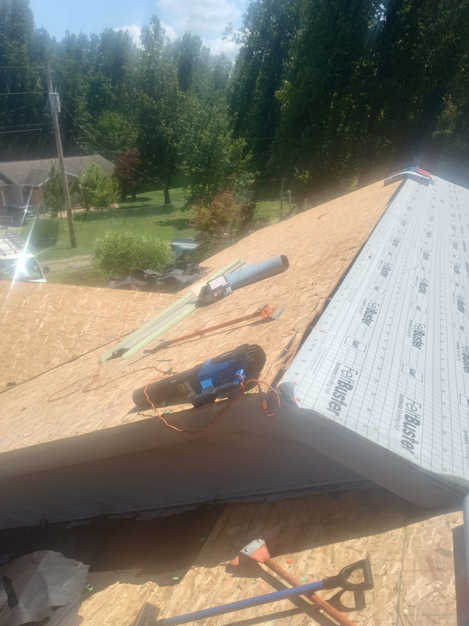 Residential Roofing Installation using GAF Timberline HDZ by Rainstoppers Roofing