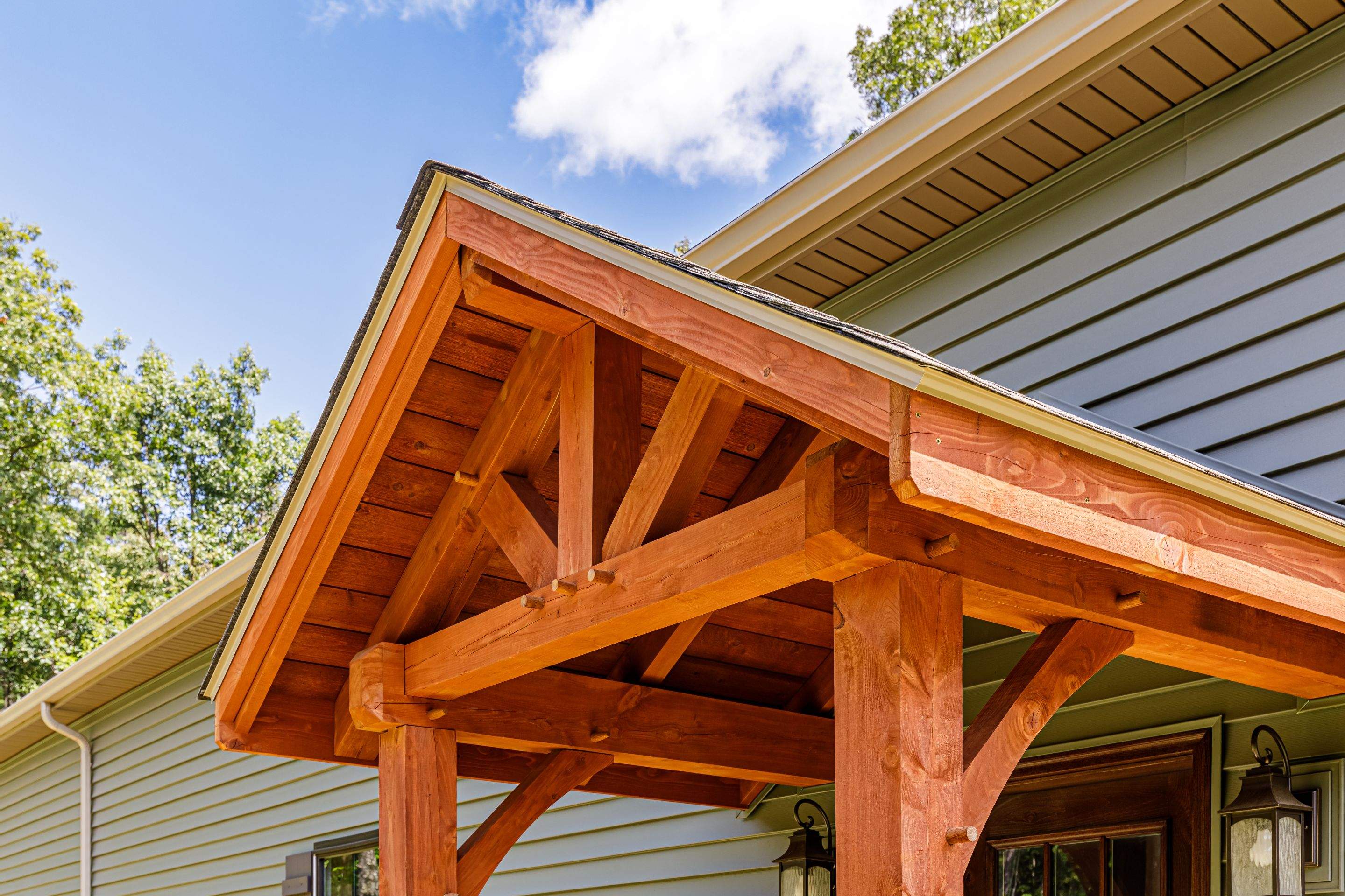 Custom Two-Story Garage with Finished Upper Leve by Esh Builders