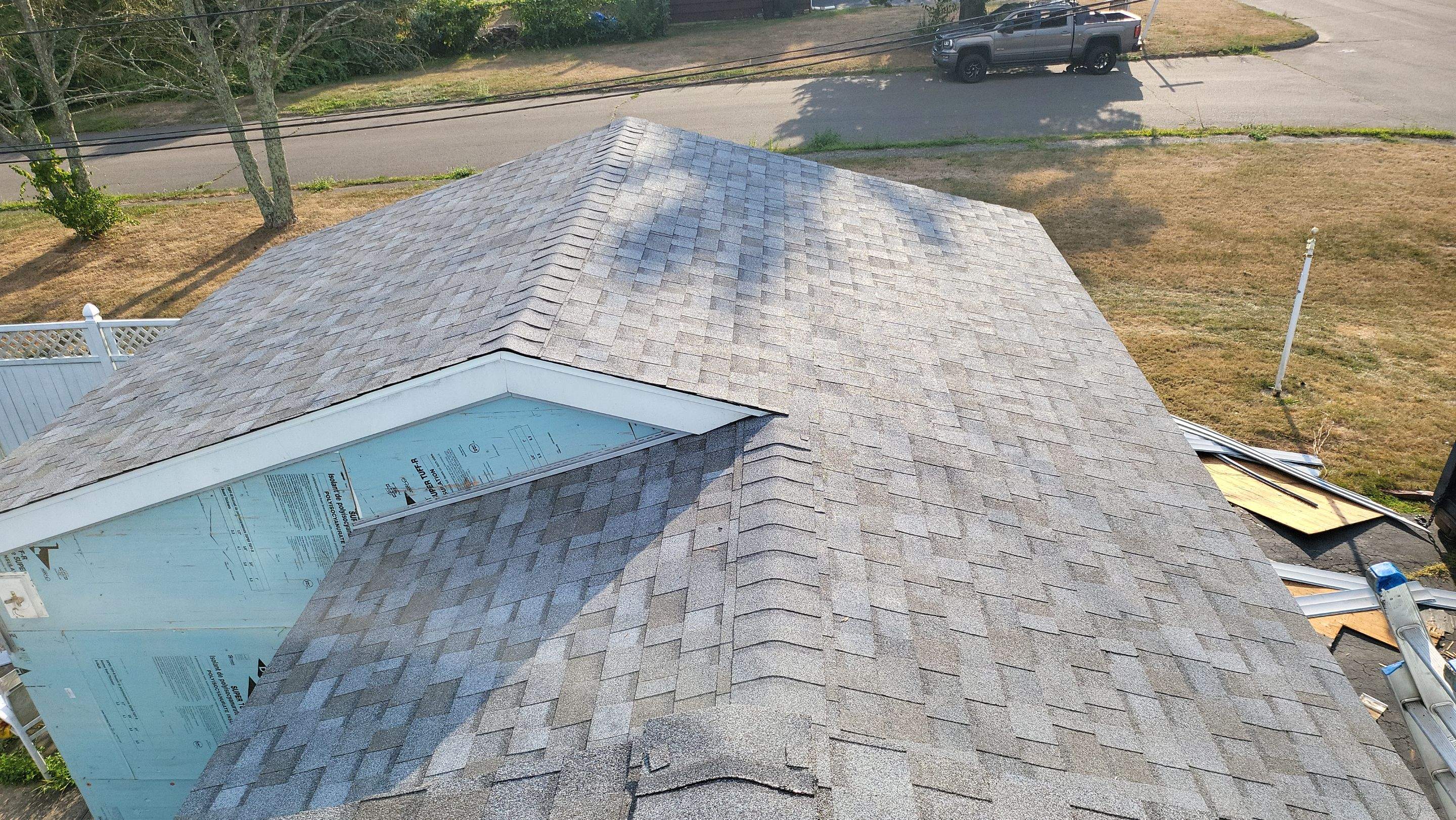 Fire Damage using Certainteed Mainsteet D4 and Owens corning quarry gray by A Plus Exterior