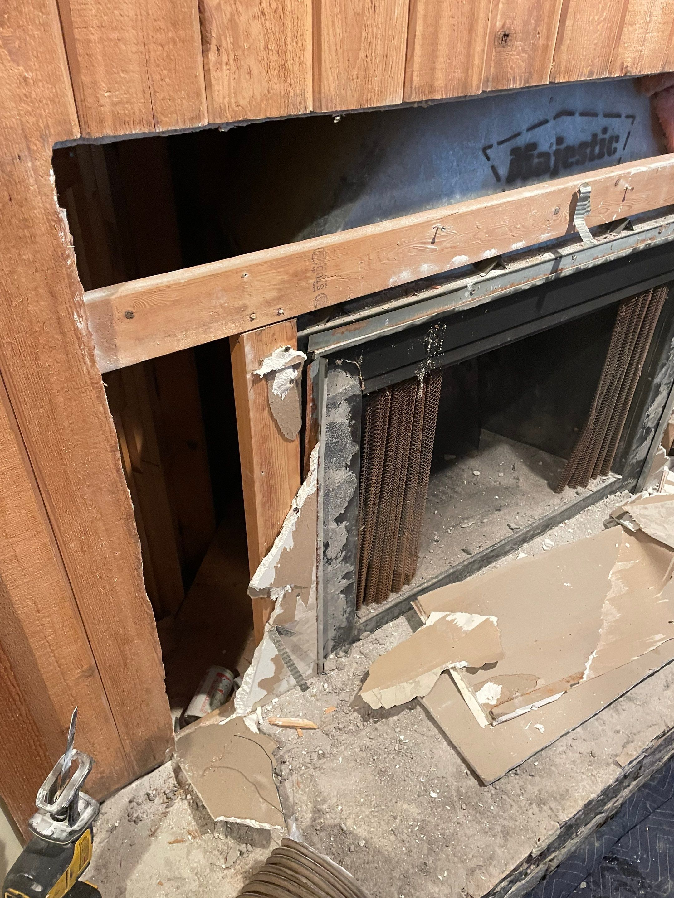 Firpelace Change out  by Neighborhood Chimney Services 