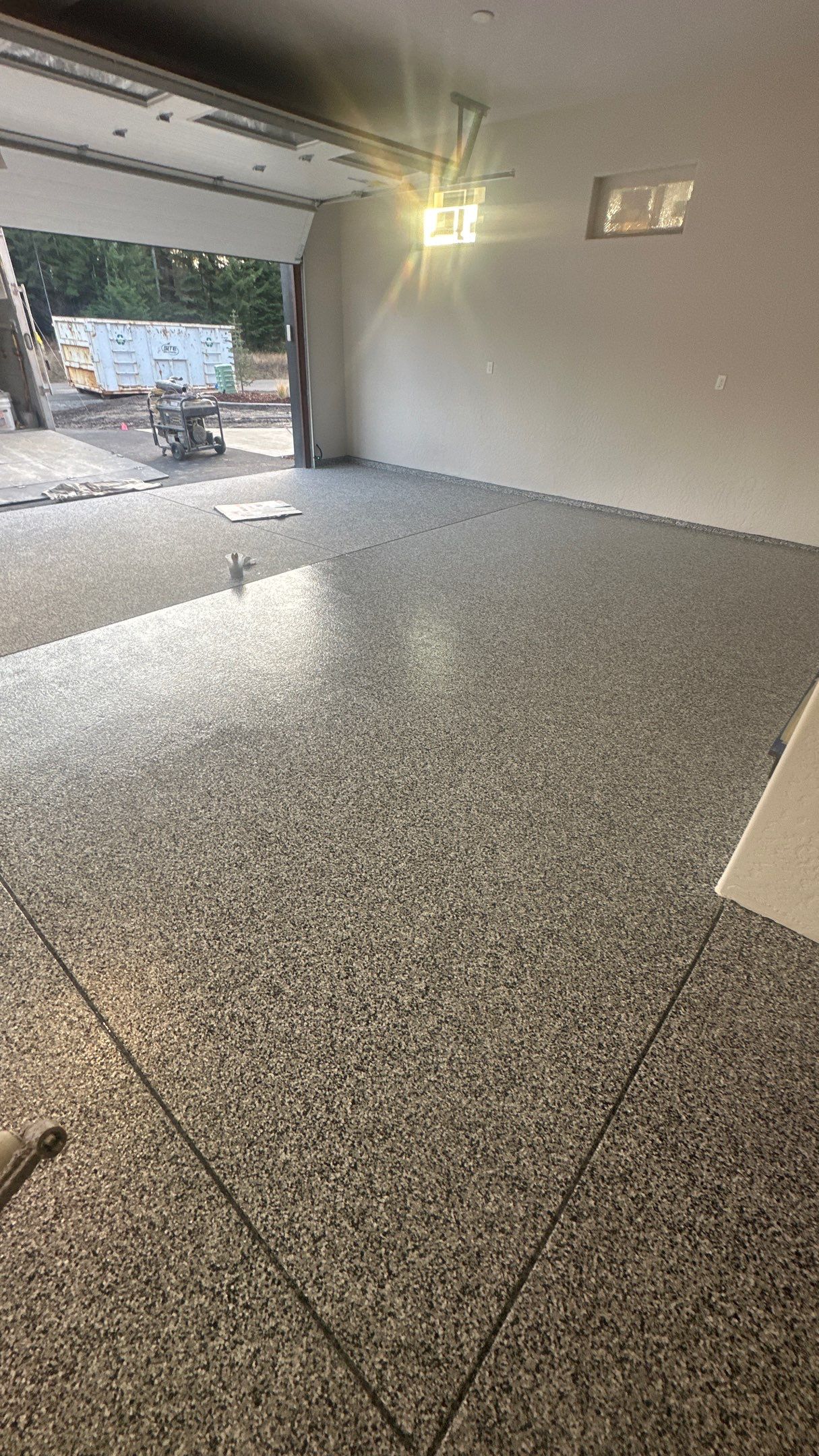 Garage Transformation using Domino by Croc Coatings, LLC