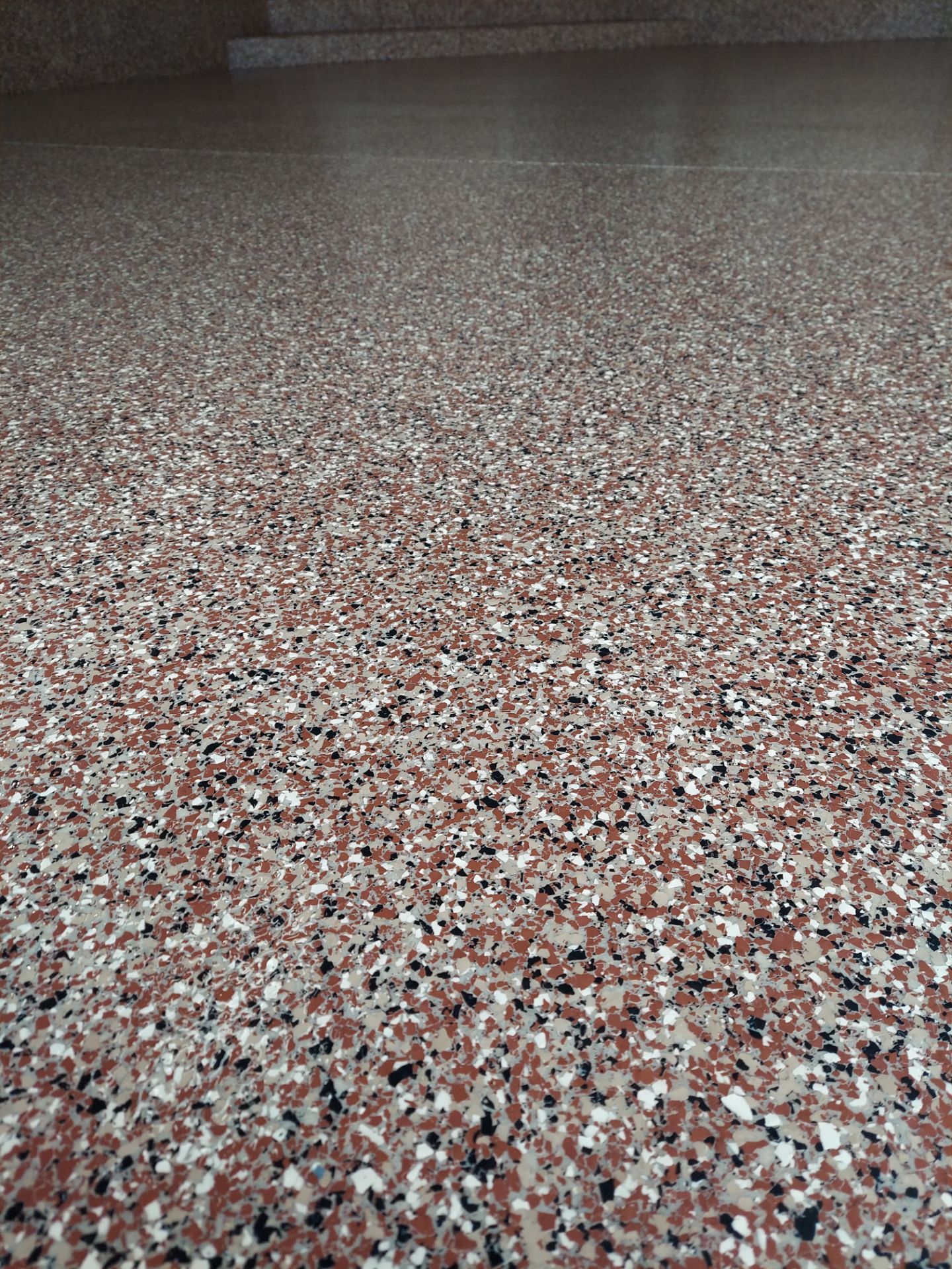 Garage Floor Coating using Chestnut by Copperhead Coatings