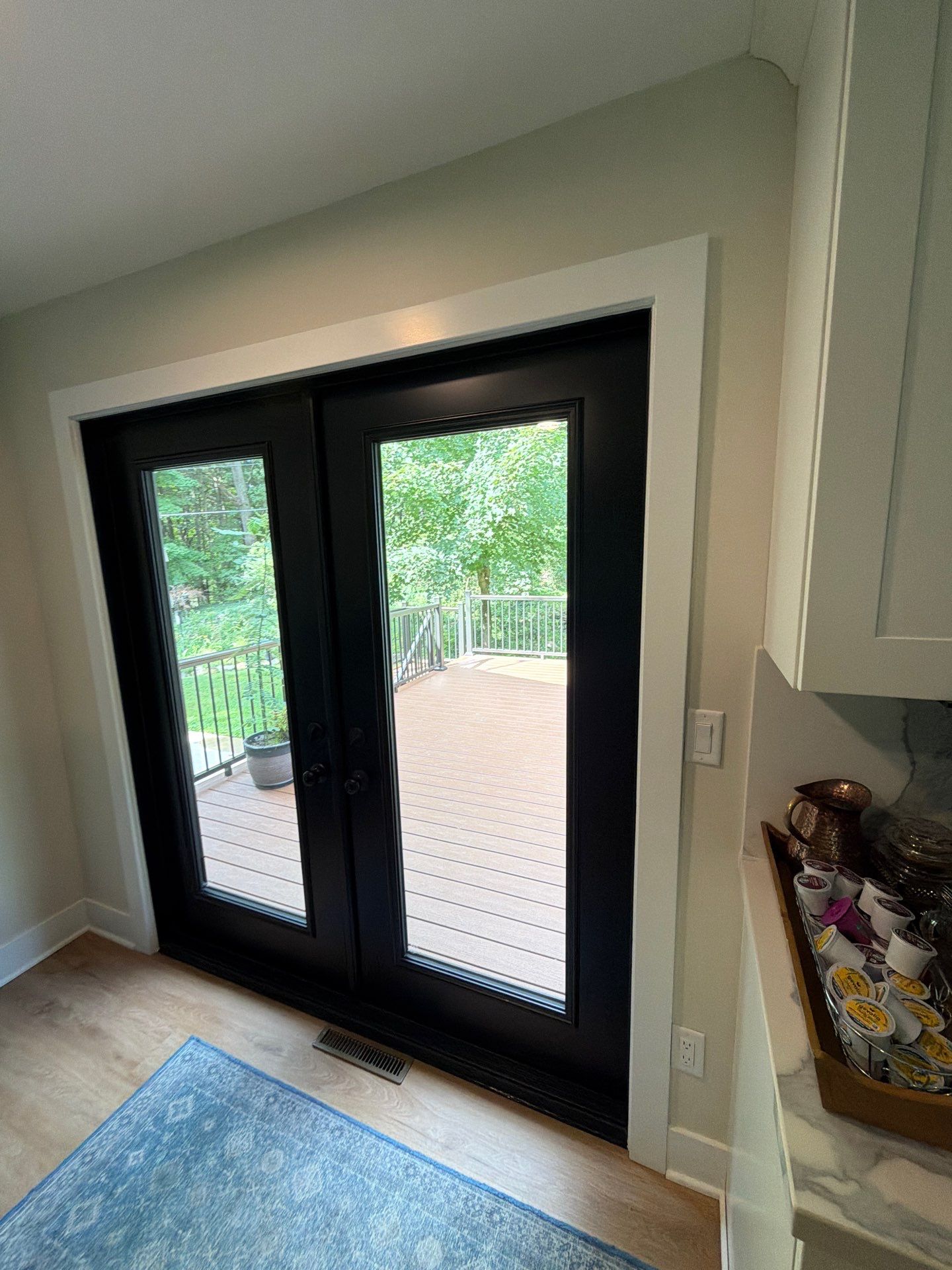 Deck and French Door Installation in Rockford by Cutting Edge Homes