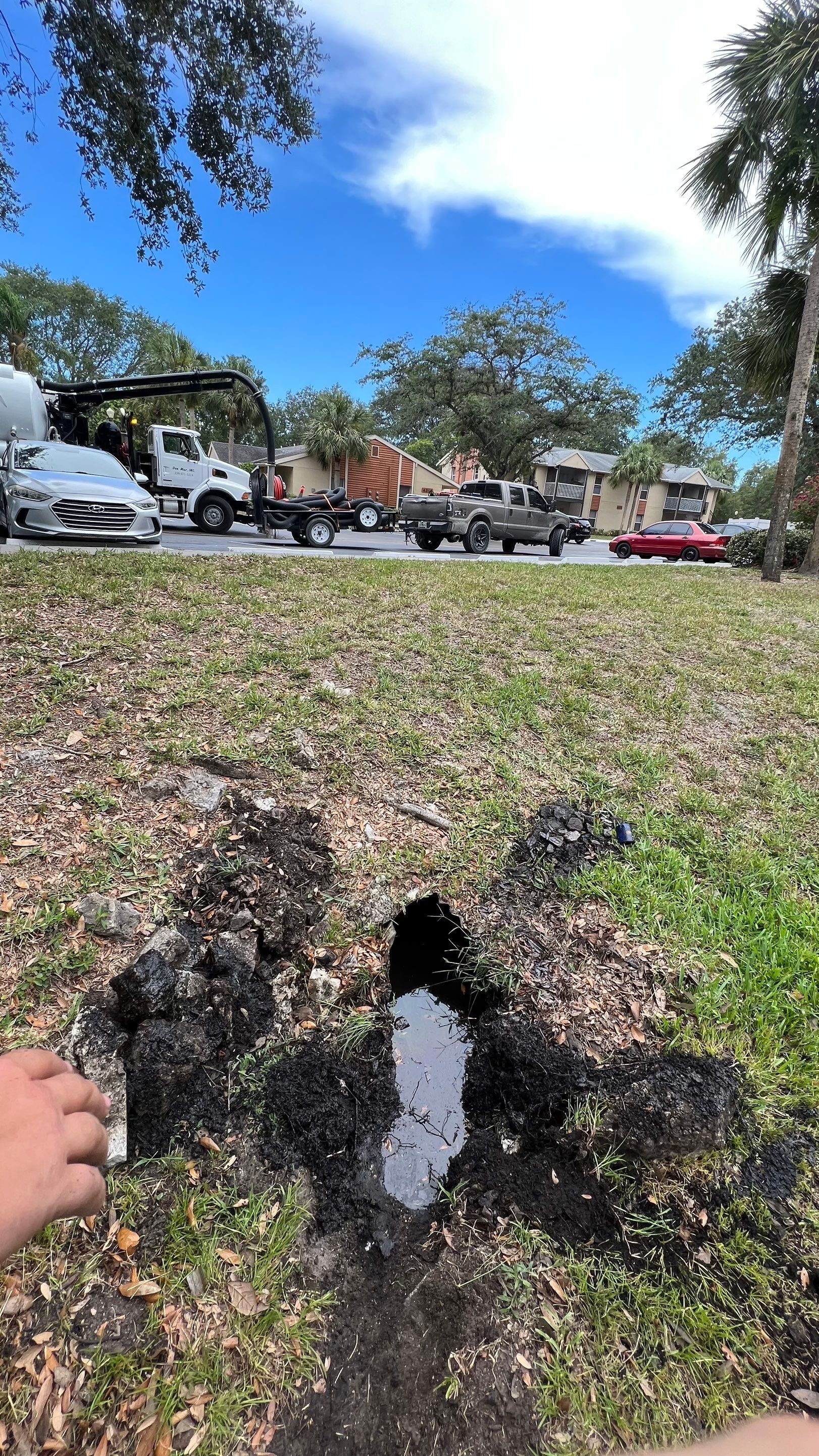 Apartment Complex Storm Water System Cleaning and Maintenance by APS Power & Water