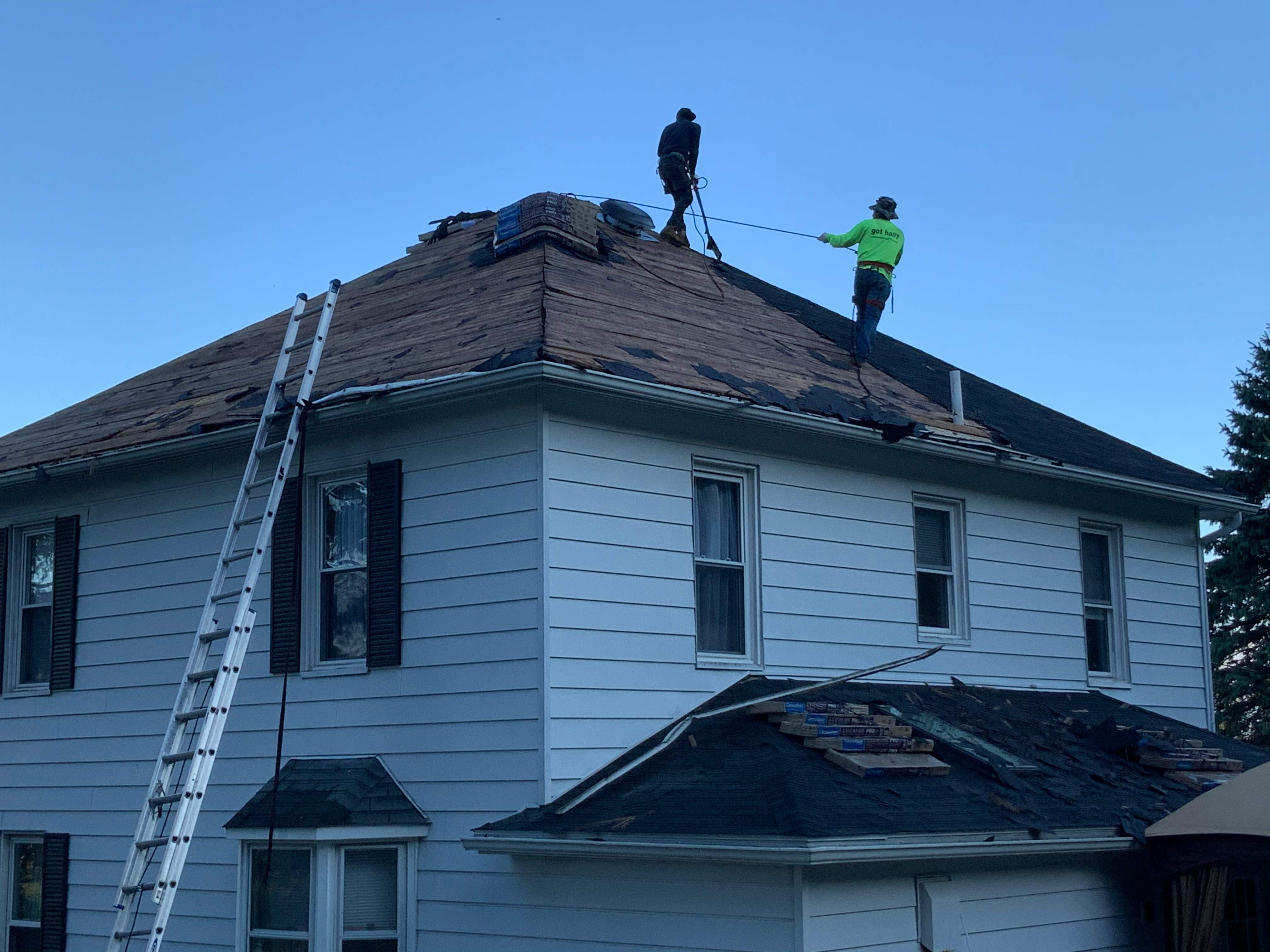 Residential Roofing Installation using Max Def Resawn Shake by Alpha Design Services