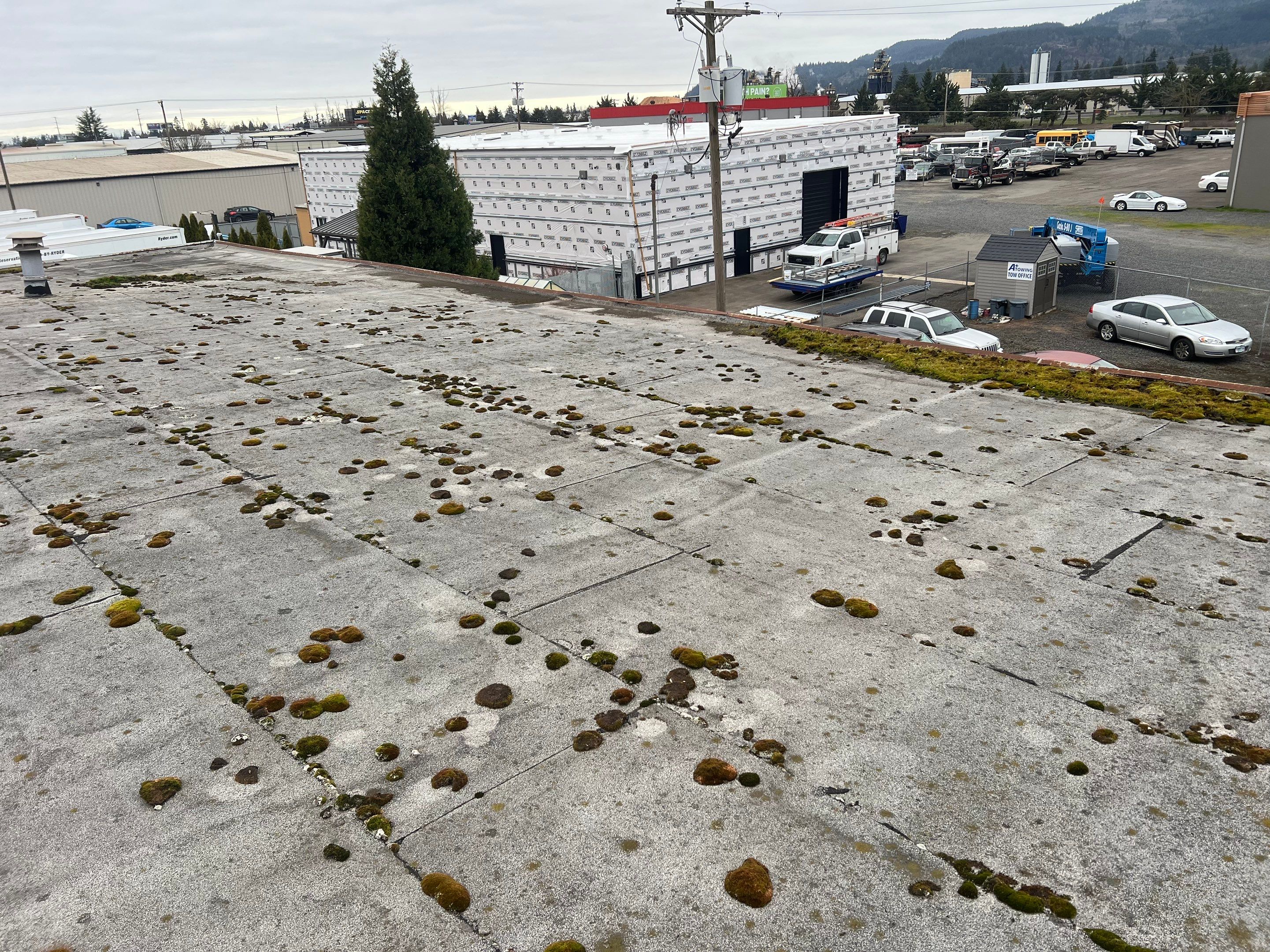 Commercial Roof Restoration and White Coating in Springfield by BEST Roofing & Waterproofing