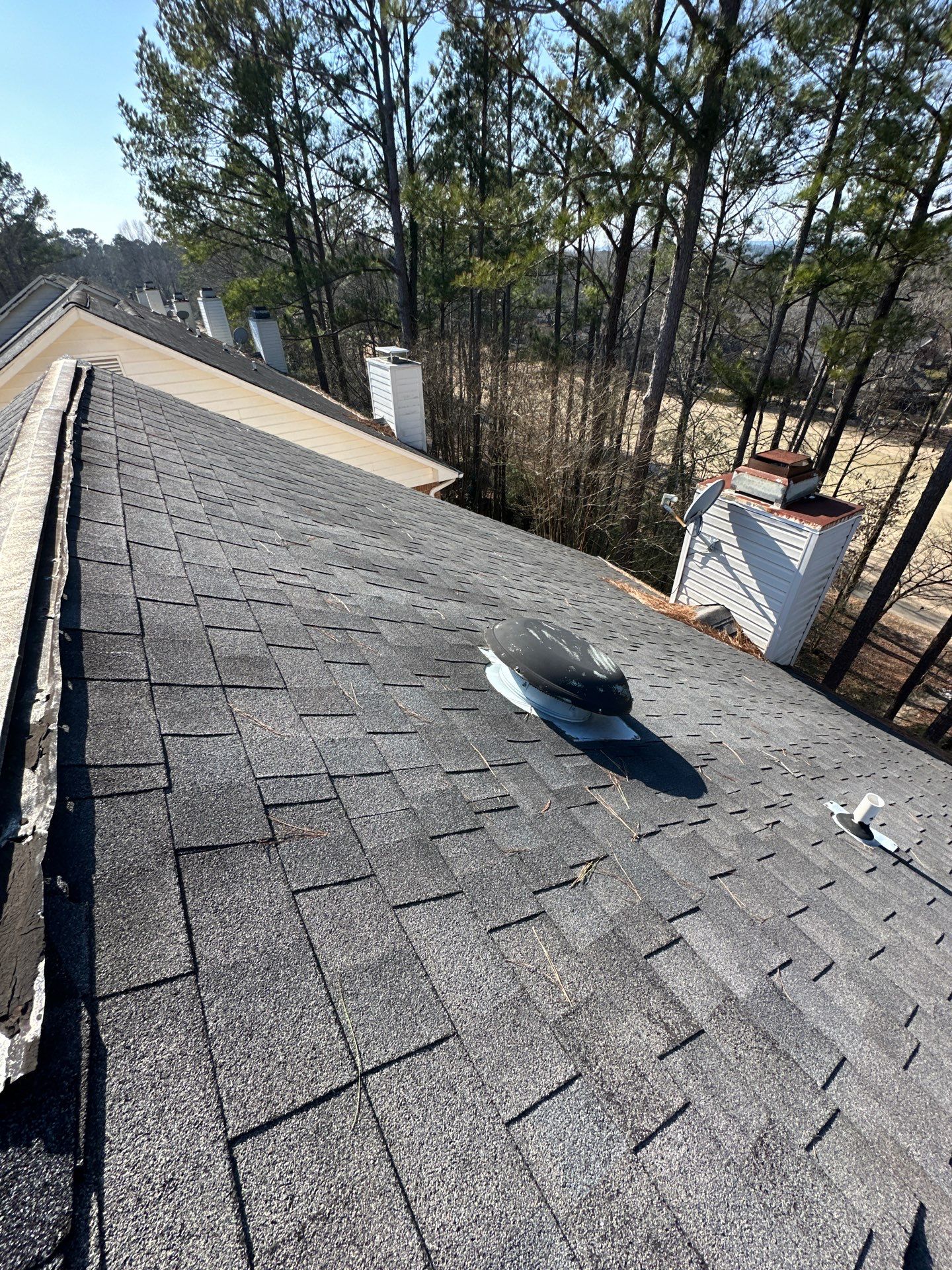 Chimney Cap, Ridge Vent and Pipe Boot Replacement in Birmingham by The Roofing Dudes