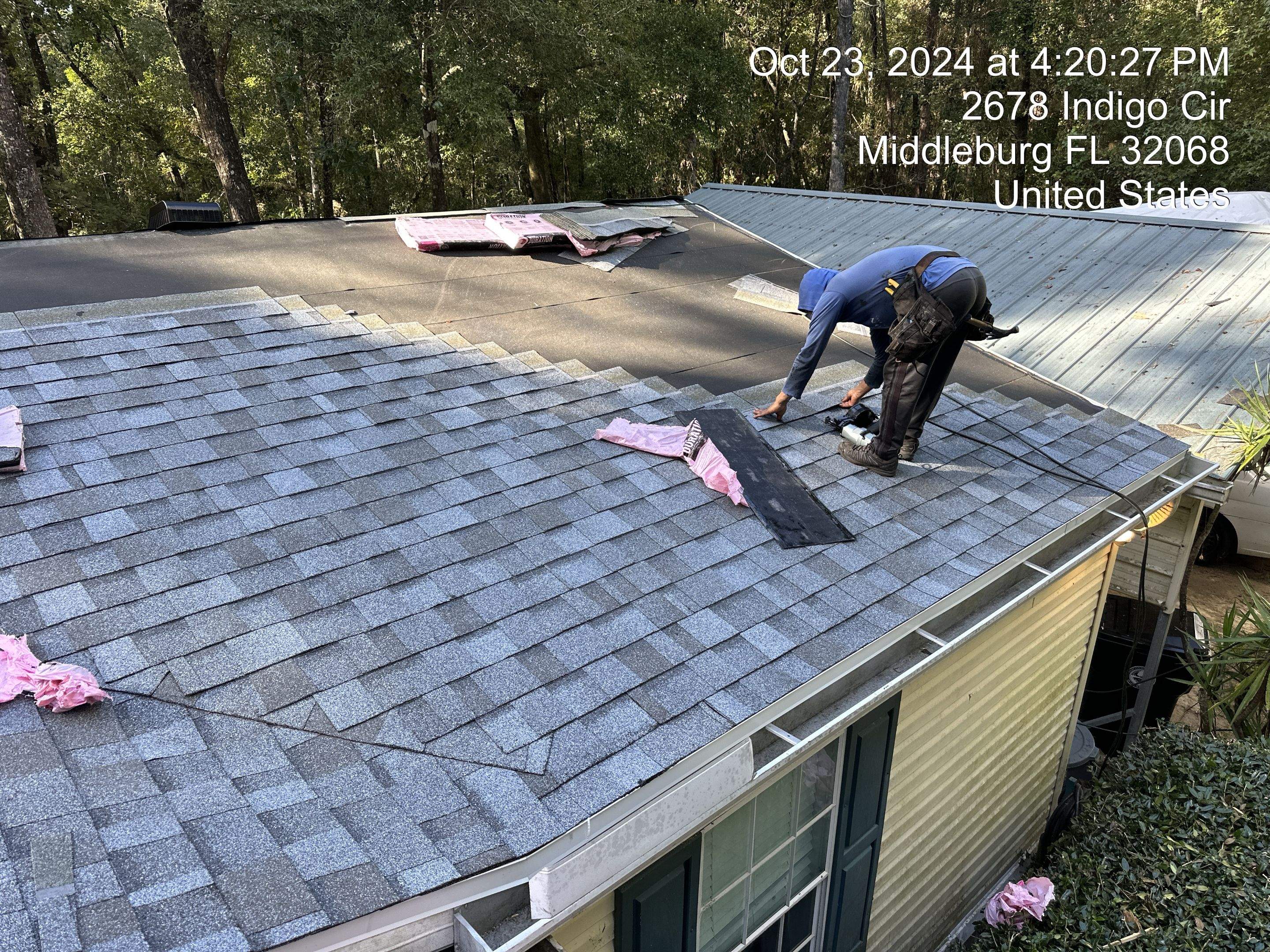 Residential Roofing Installation using Owen's Corning Shingles by RoofGuru AI LLC