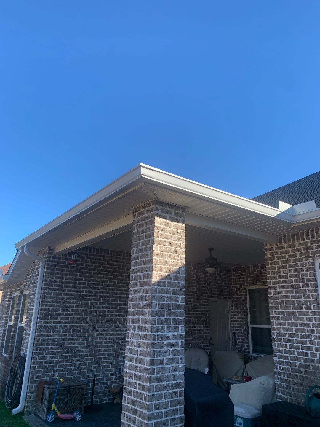 Seamless Gutter Project in Milton FL by Gutter Professors