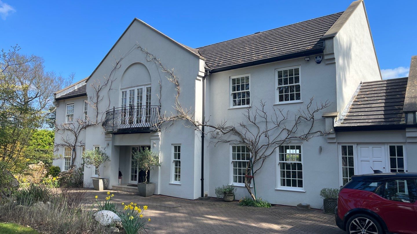 Render Clean using Safewash Eco by Ges Exterior Cleaning ltd