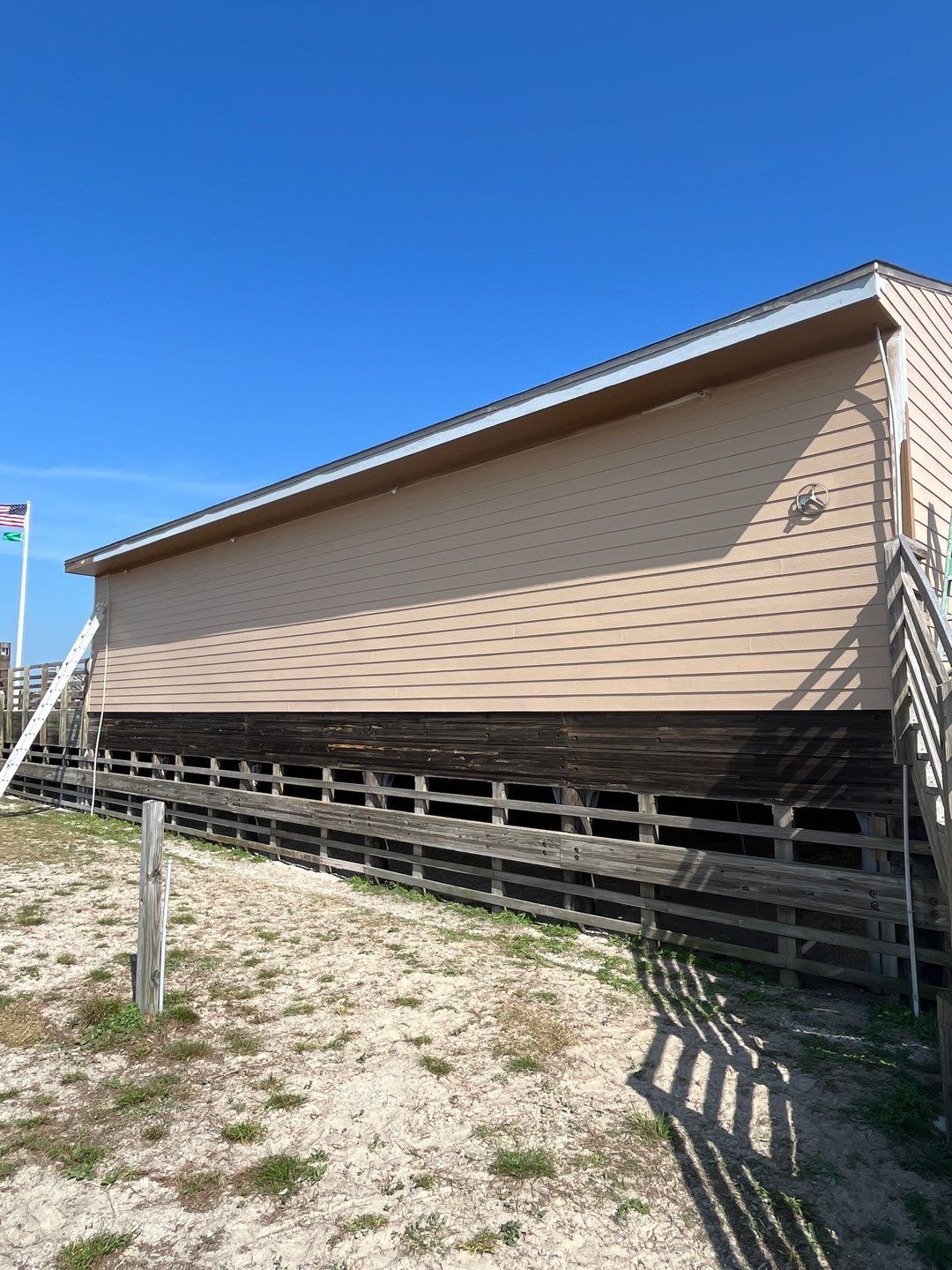 Padre Island National Seashore Malaquite Visitor Center Exterior remodel by Bayfront Roofing and Construction