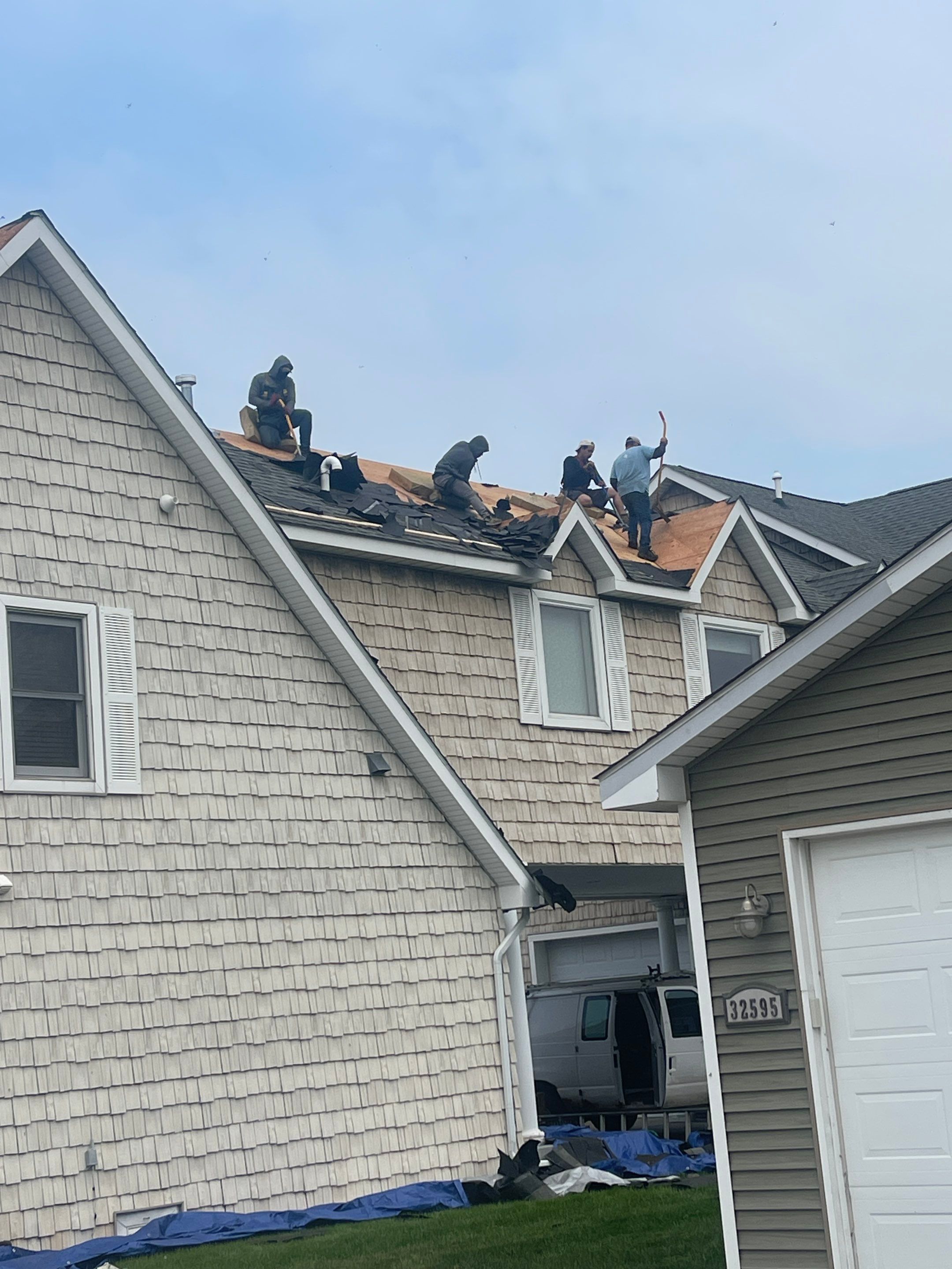 Residential Roofing Installation using IKO Dynasty - Glacier by JNR Roofing LLC