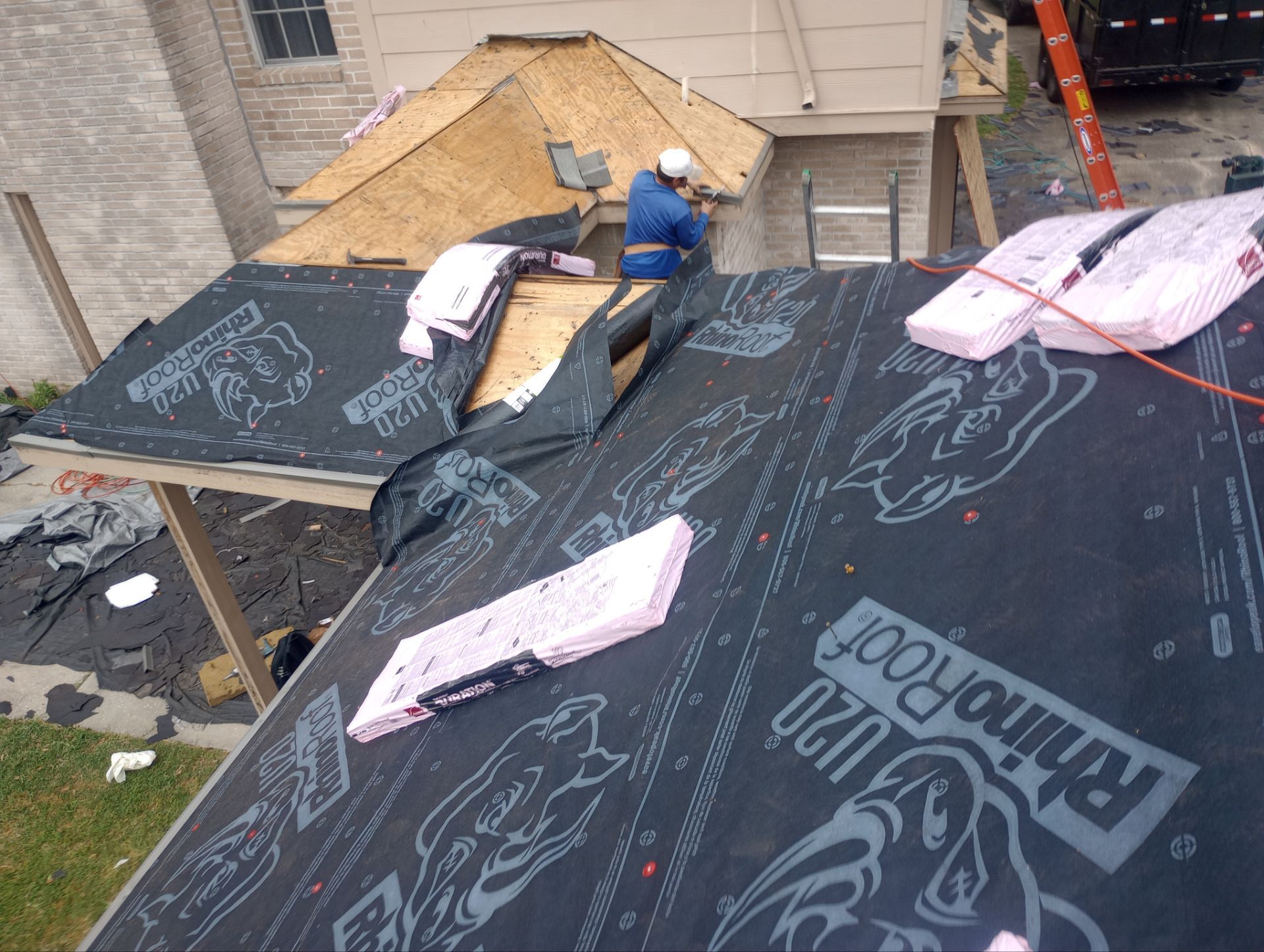 Residential Roofing Repair using Owen's Corning Duration (Lifetime) Shingles by Roof Repair Company