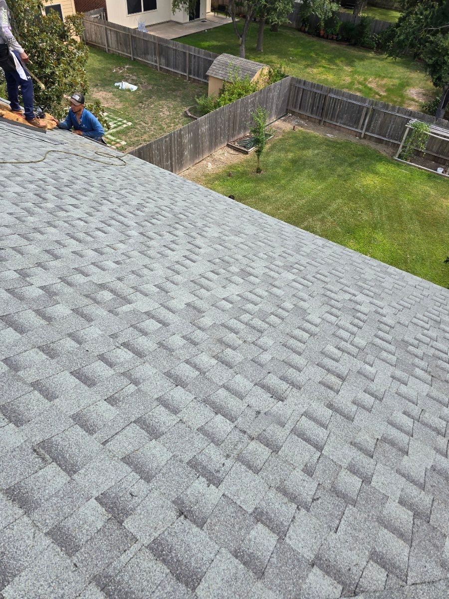 GAF Timberline HDZ Roofing Replacement and Fascia Restoration in Round Rock by Caliber Restoration LLC