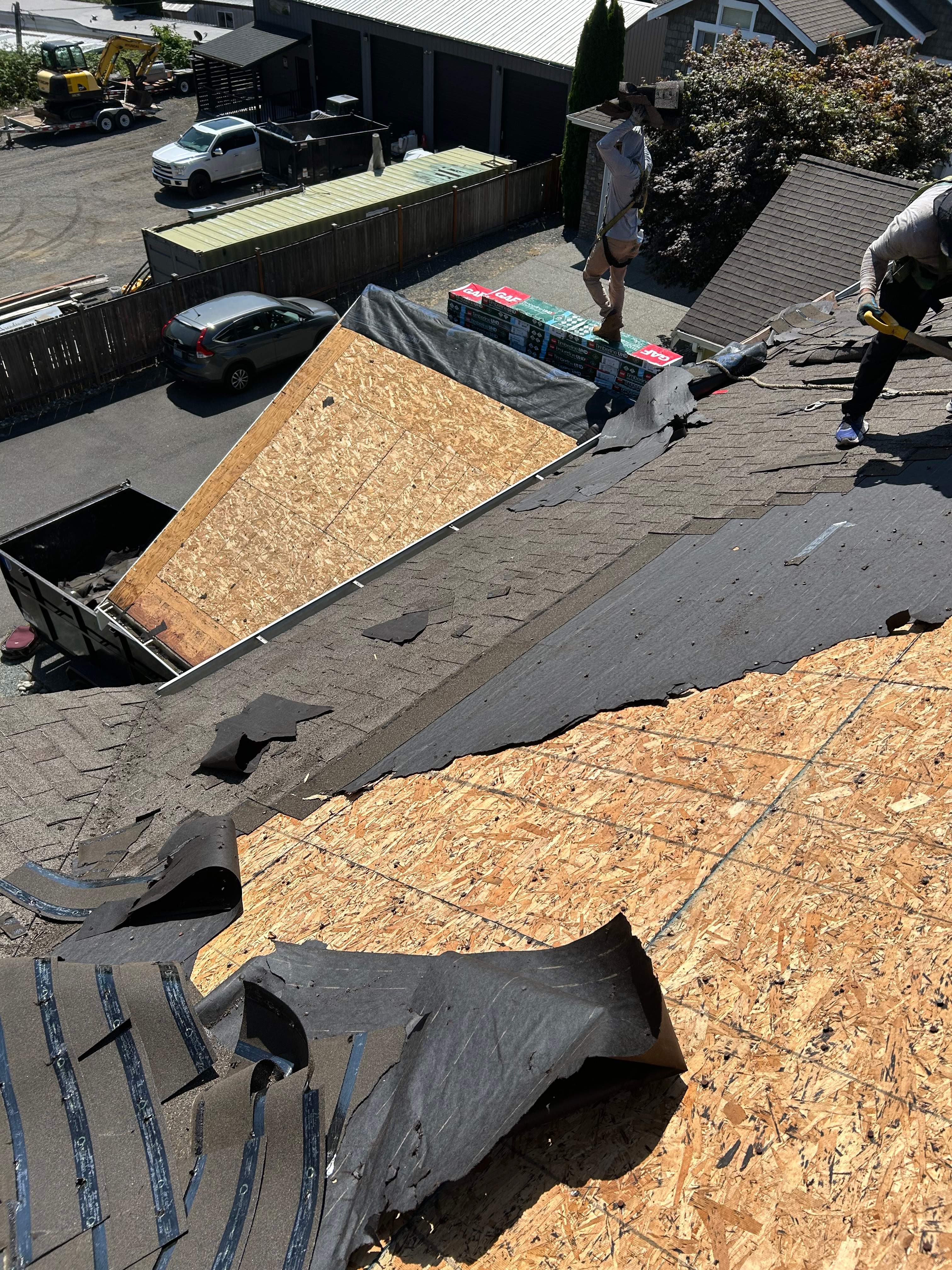 Residential Roofing Installation using GAF HDZ Shingles by Roofing Formula LLC