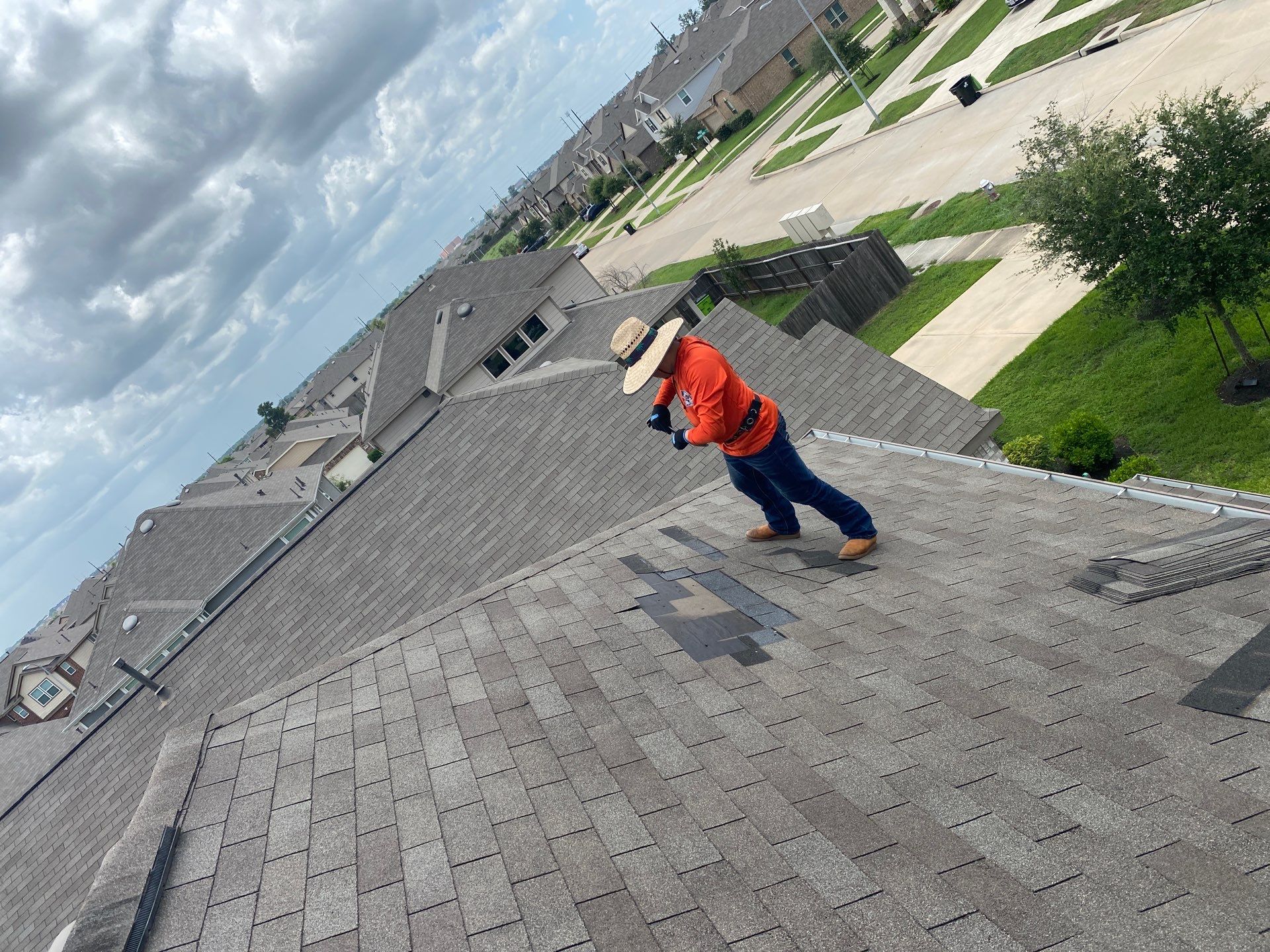 Residential Roofing Repair using Owen's Corning Duration (Lifetime) Shingles by Roof Repair Company