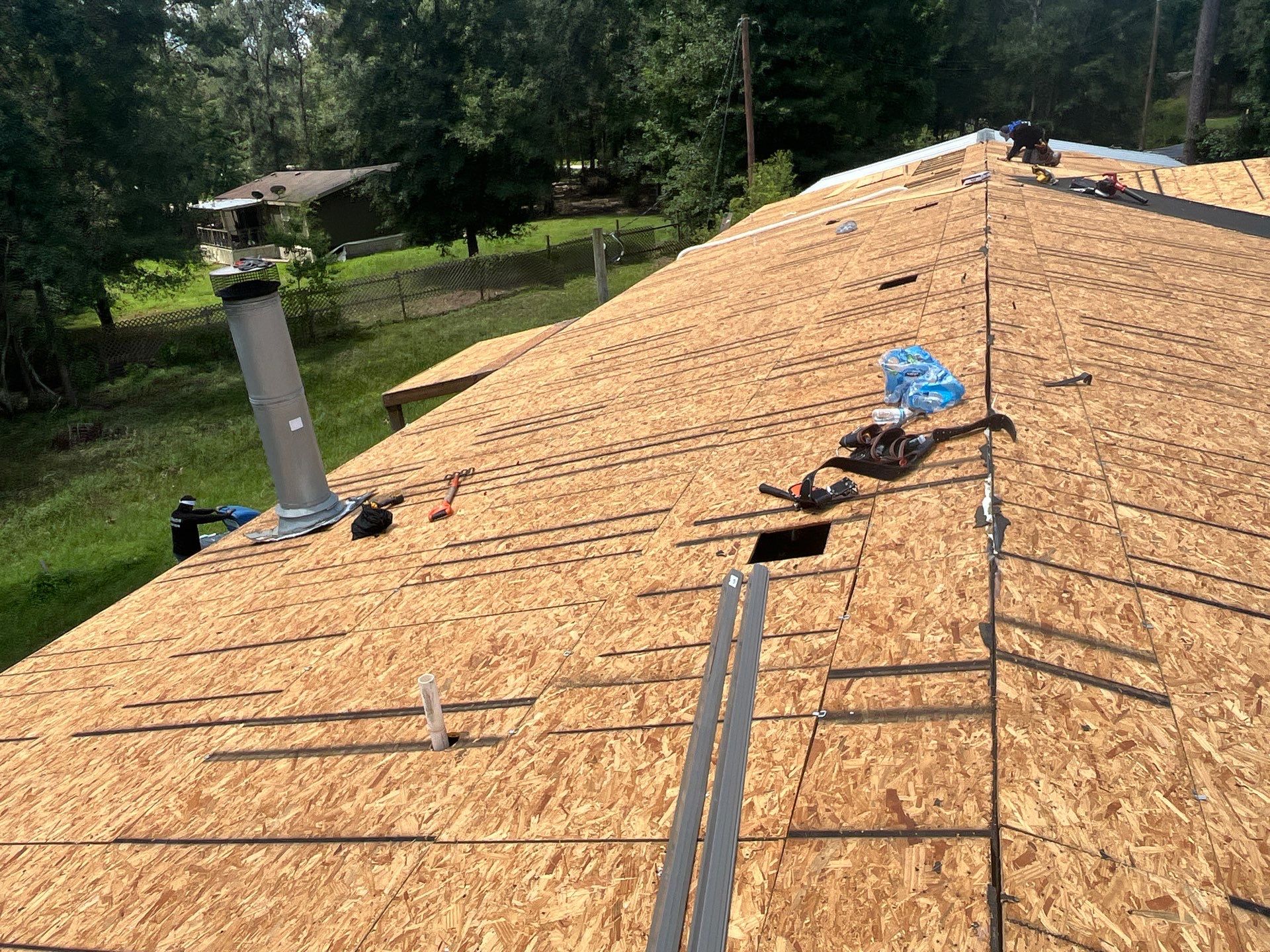 Residential Roofing Installation using Owen's Corning Duration (Lifetime) Shingles by Roof Repair Company
