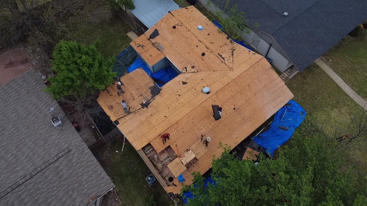 Full Roof Replacement & Flat Roof System in Garland by road roofing llc