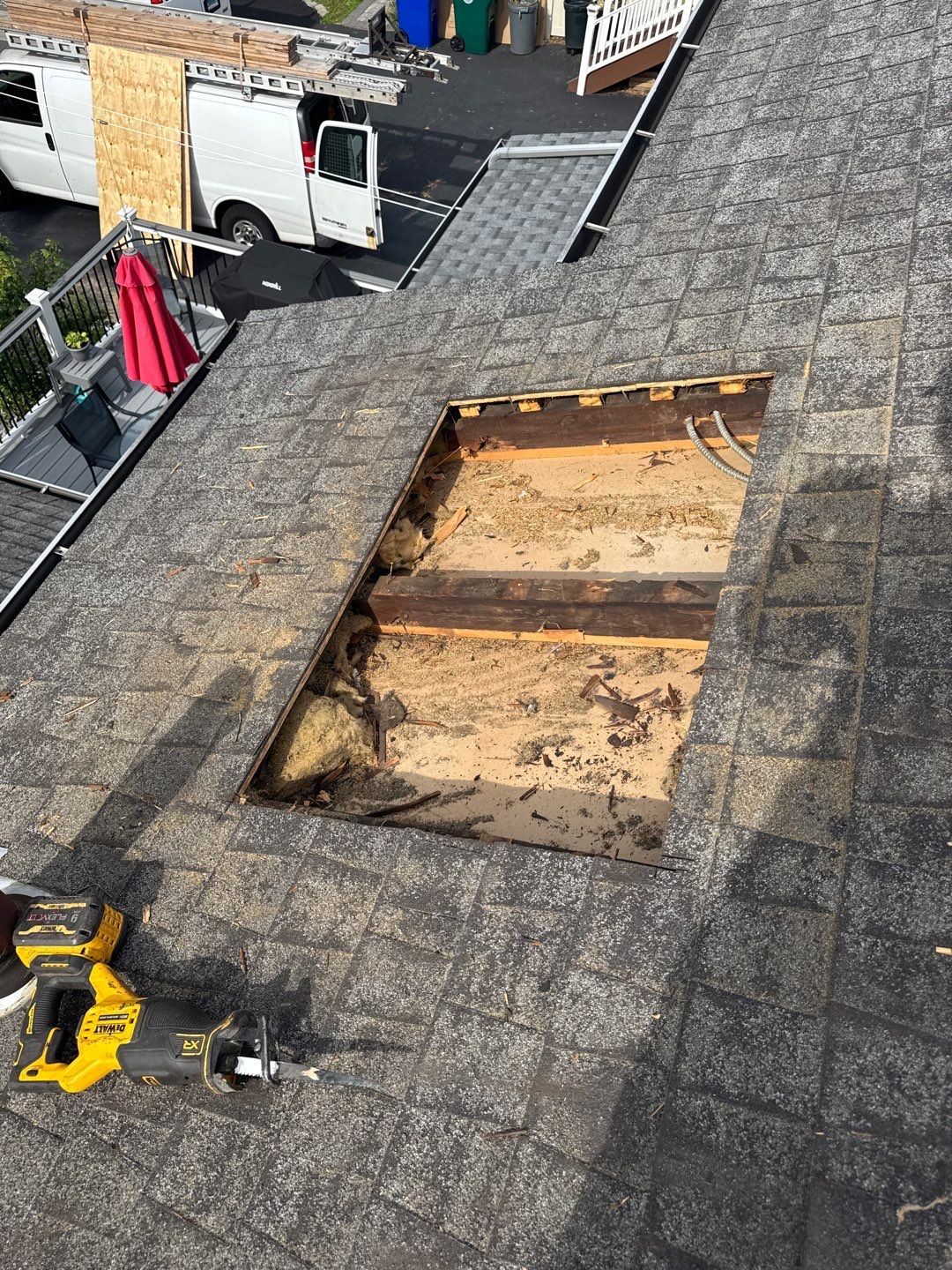 DiGIorgi does a new Velux Skylight in Stratford, CT by DiGiorgi Roofing and Siding Inc