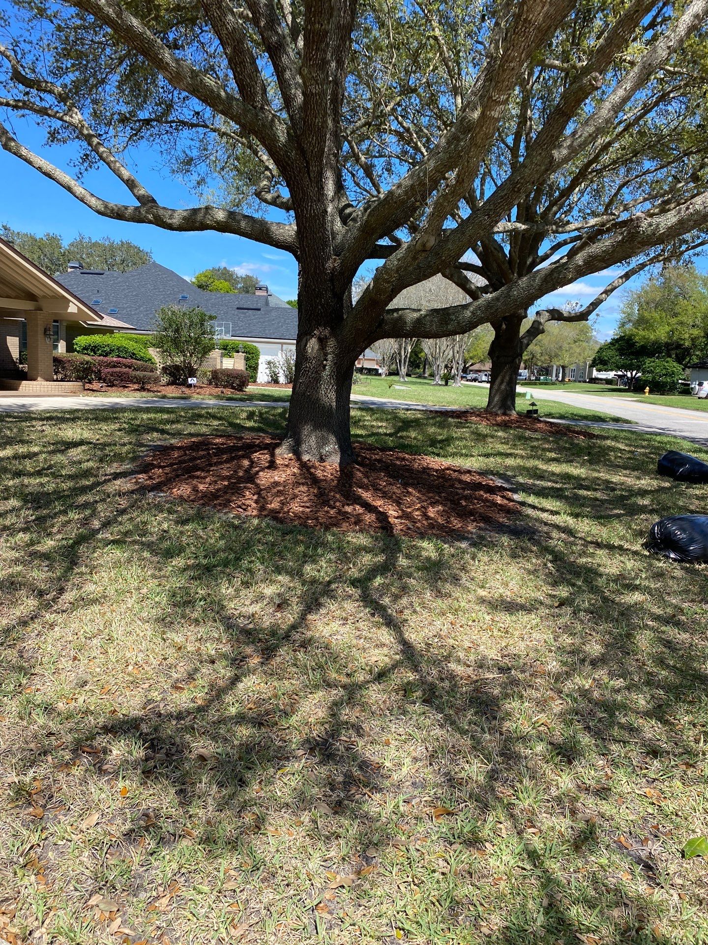 Deerwood Resident | Pine Bark Install by ProGreen Services