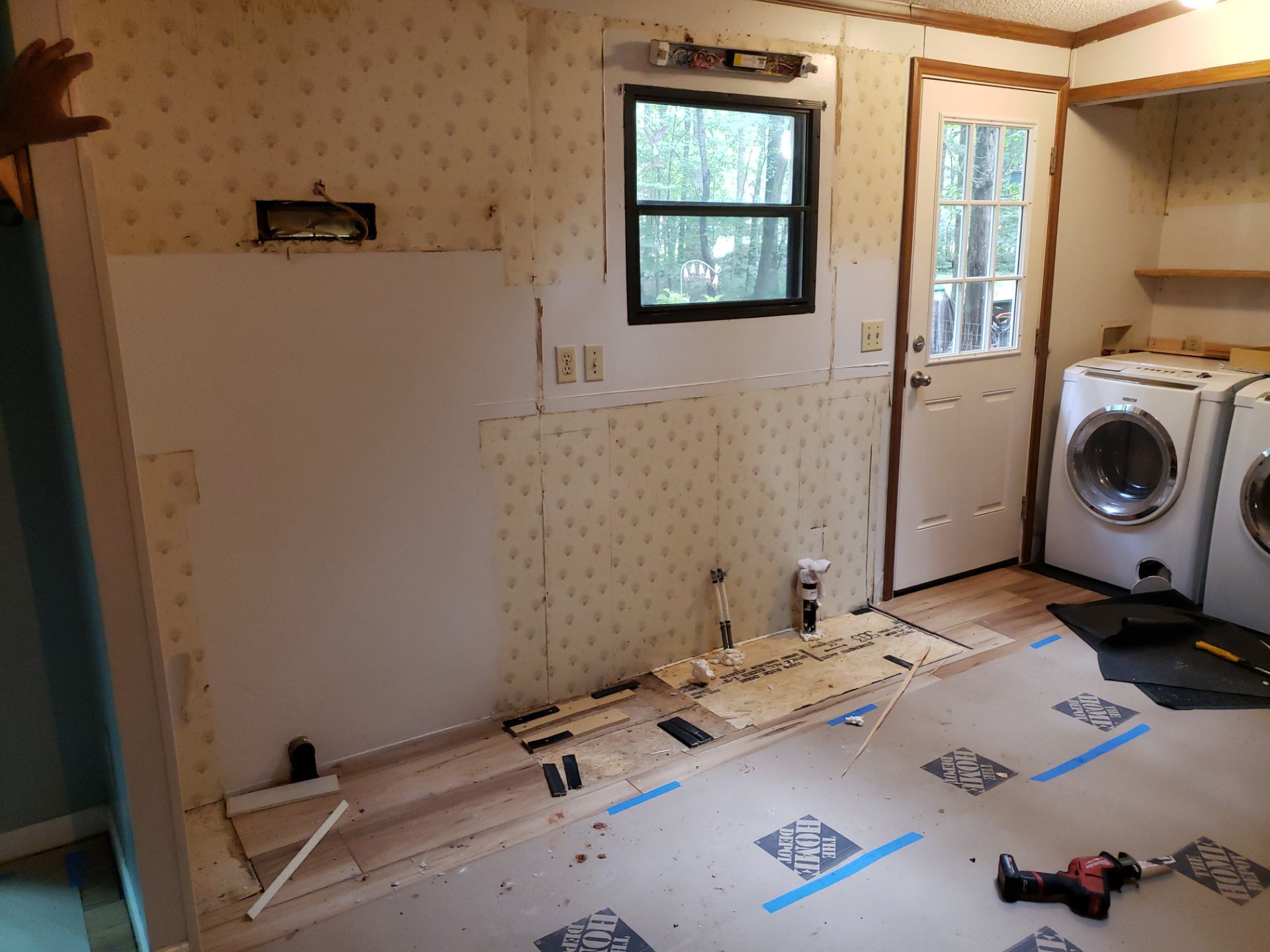 Stunning Kitchen Transformation with Raw Hickory Cabinets by A Step Above Handy LLC 