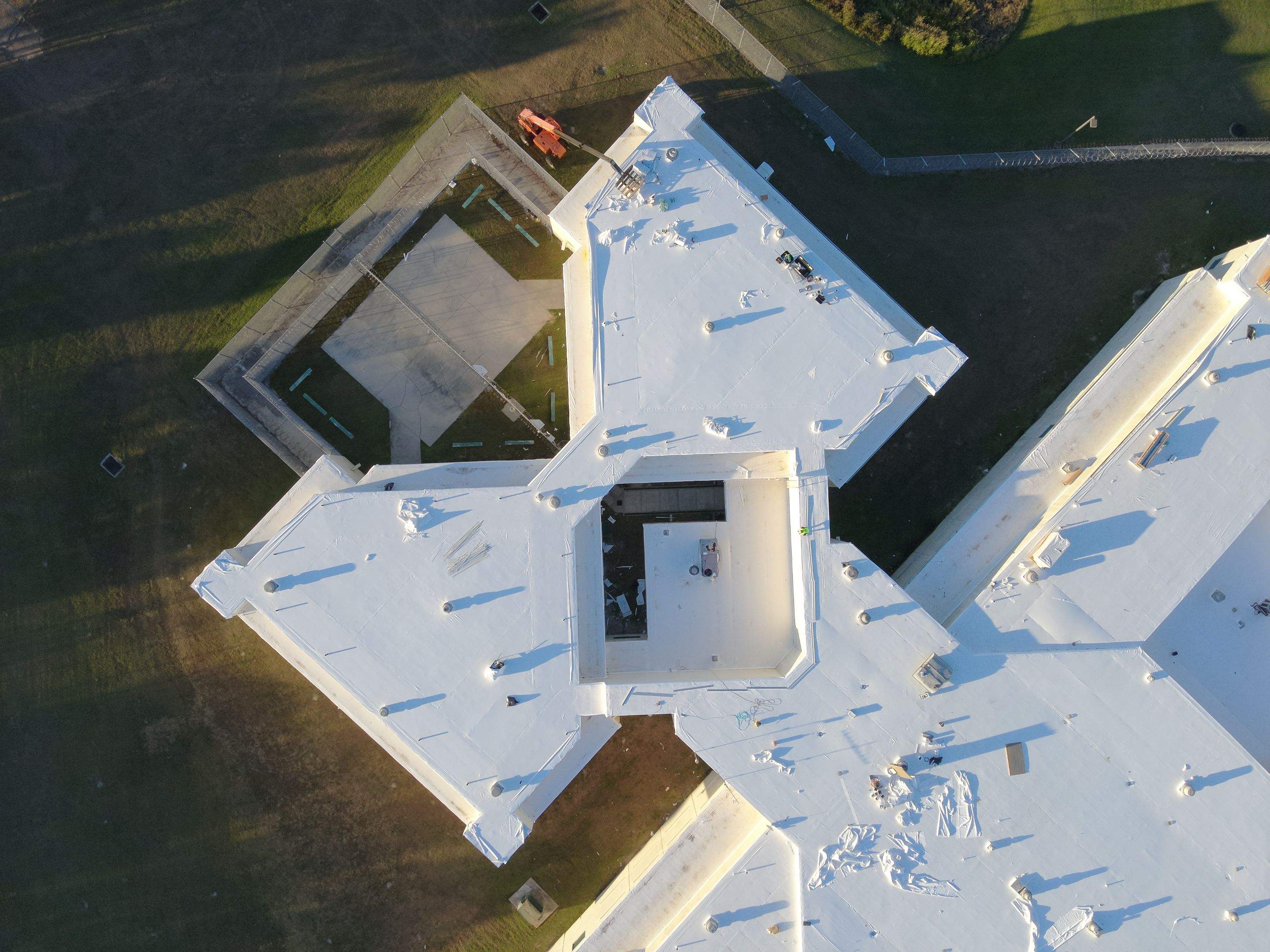 Polk County Jail - Roof Replacement by 1st Class Roofing, Inc.