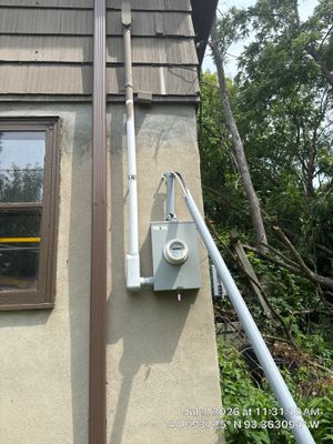 Residential Electrical Service Entrance and Meter Base Repair in Minneapolis