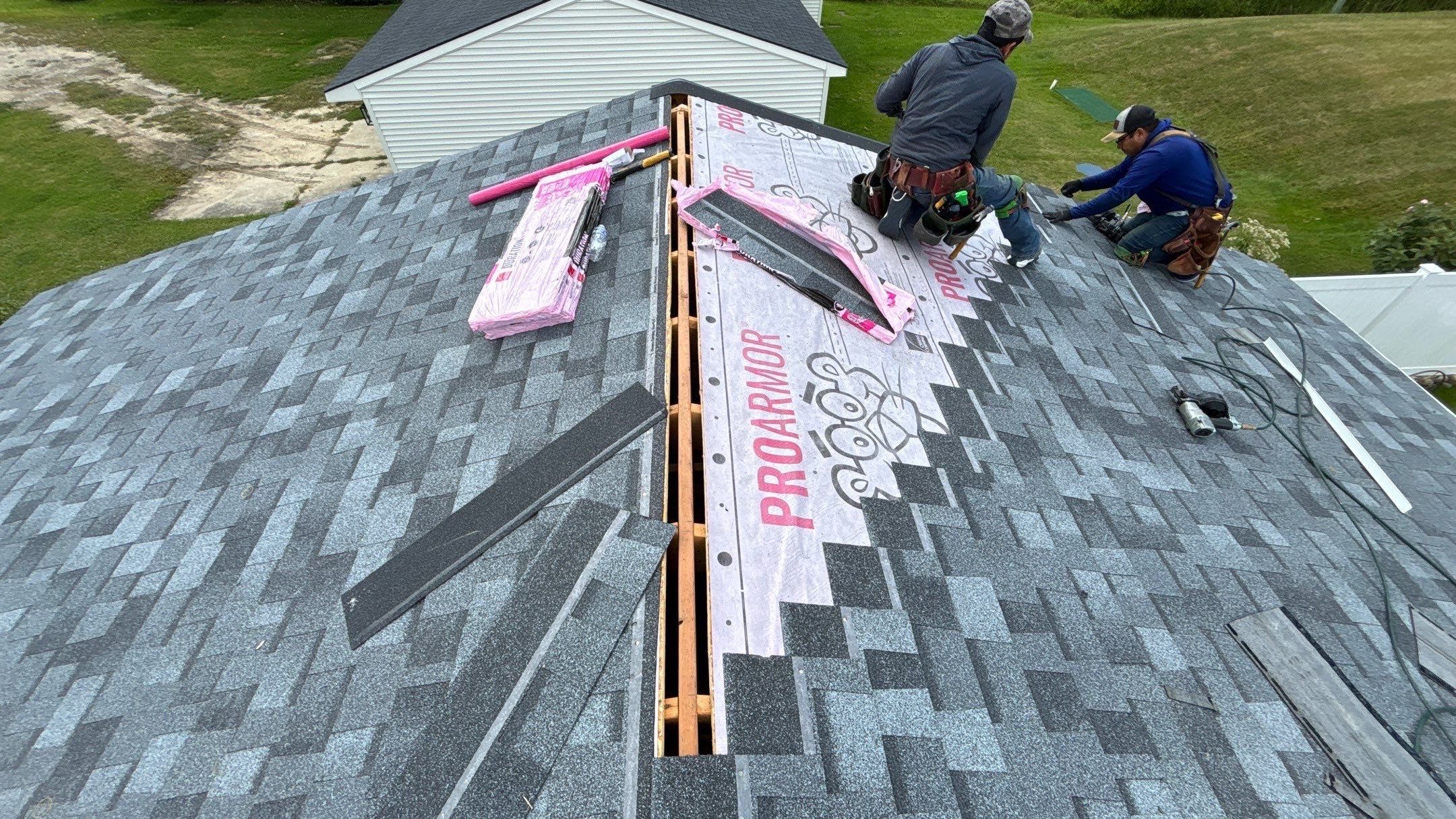 Roof Replacement using Owens Corning Slatestone Gray by 180 Contractors