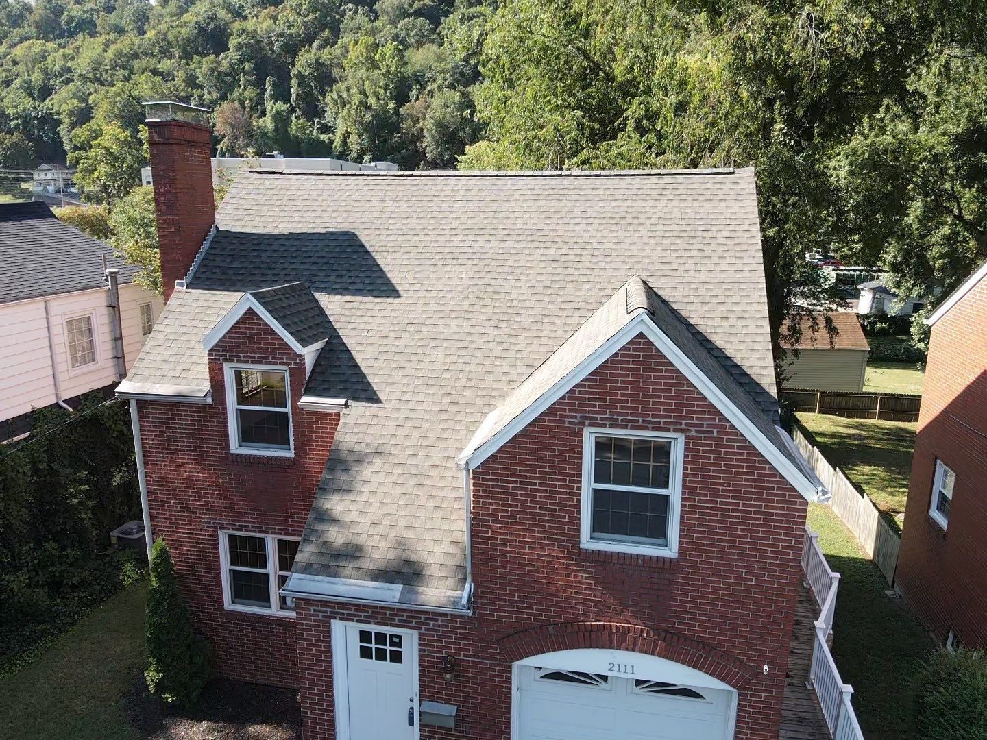 Residential Roofing Installation using GAF Timberline HDZ Weathered Wood by Rainstoppers Roofing