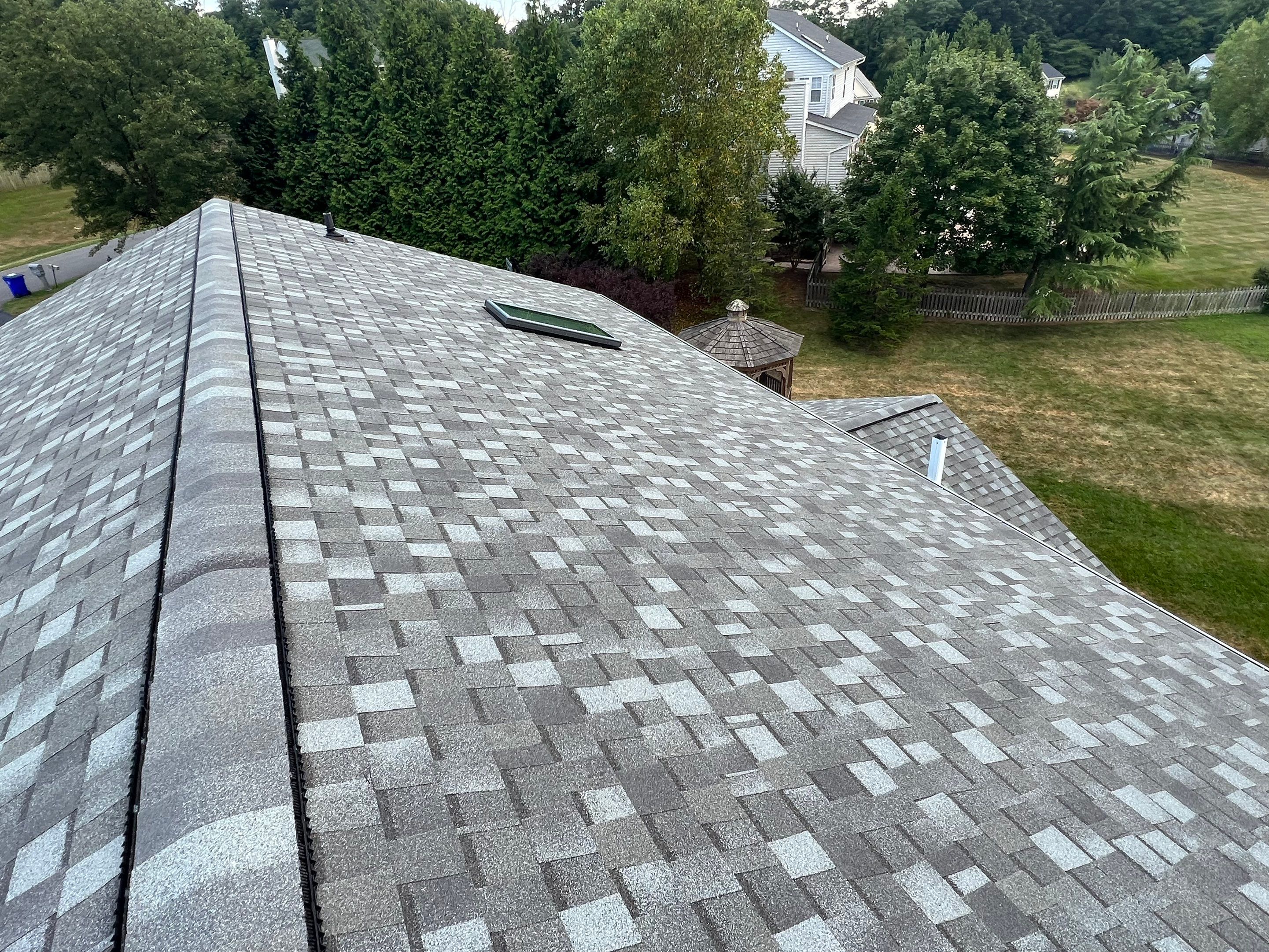 Residential Roofing Installation using Atlas Pinnacle Pristine Coastal Granite Architectural Shingles by Frederick Roof Repair