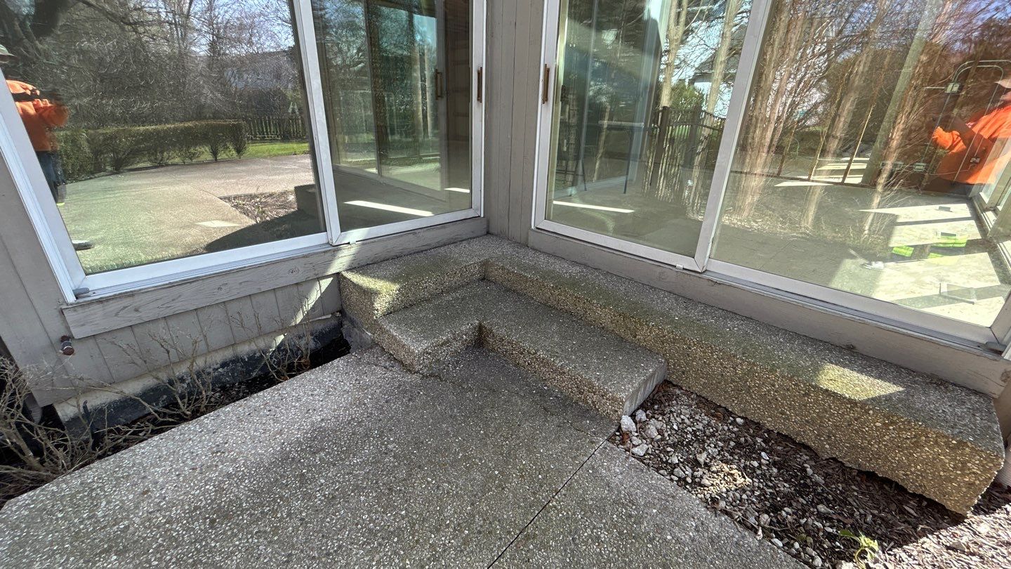 Aggregate Clean and seal using low gloss sealer by Northern Power Washing LLC.