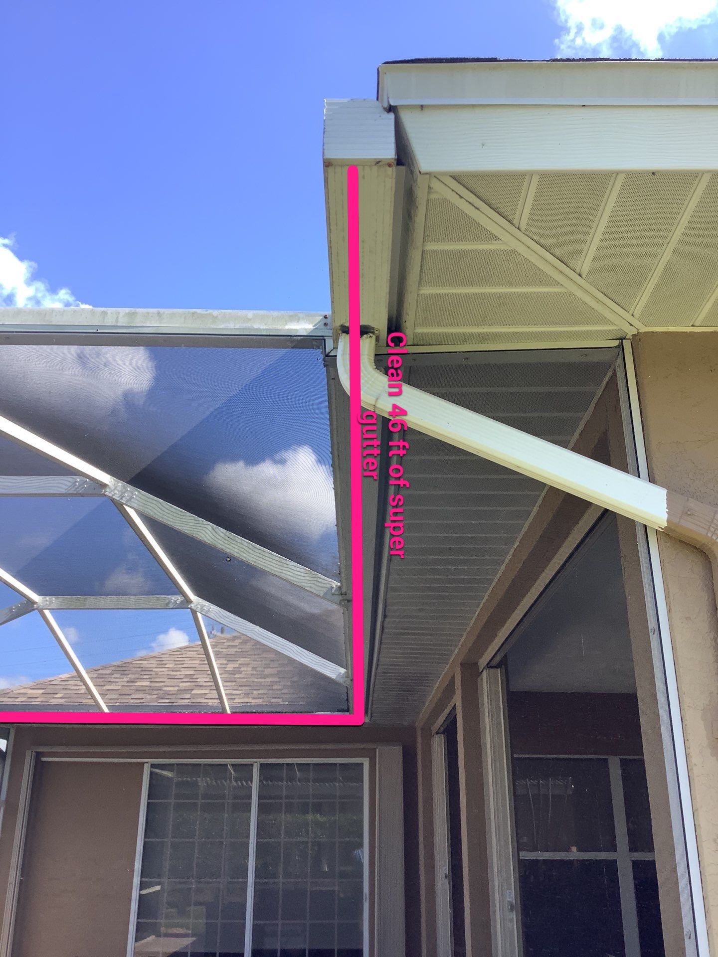 7-Inch Gutters for Large Homes in Cape Coral FL by Gutter Professors